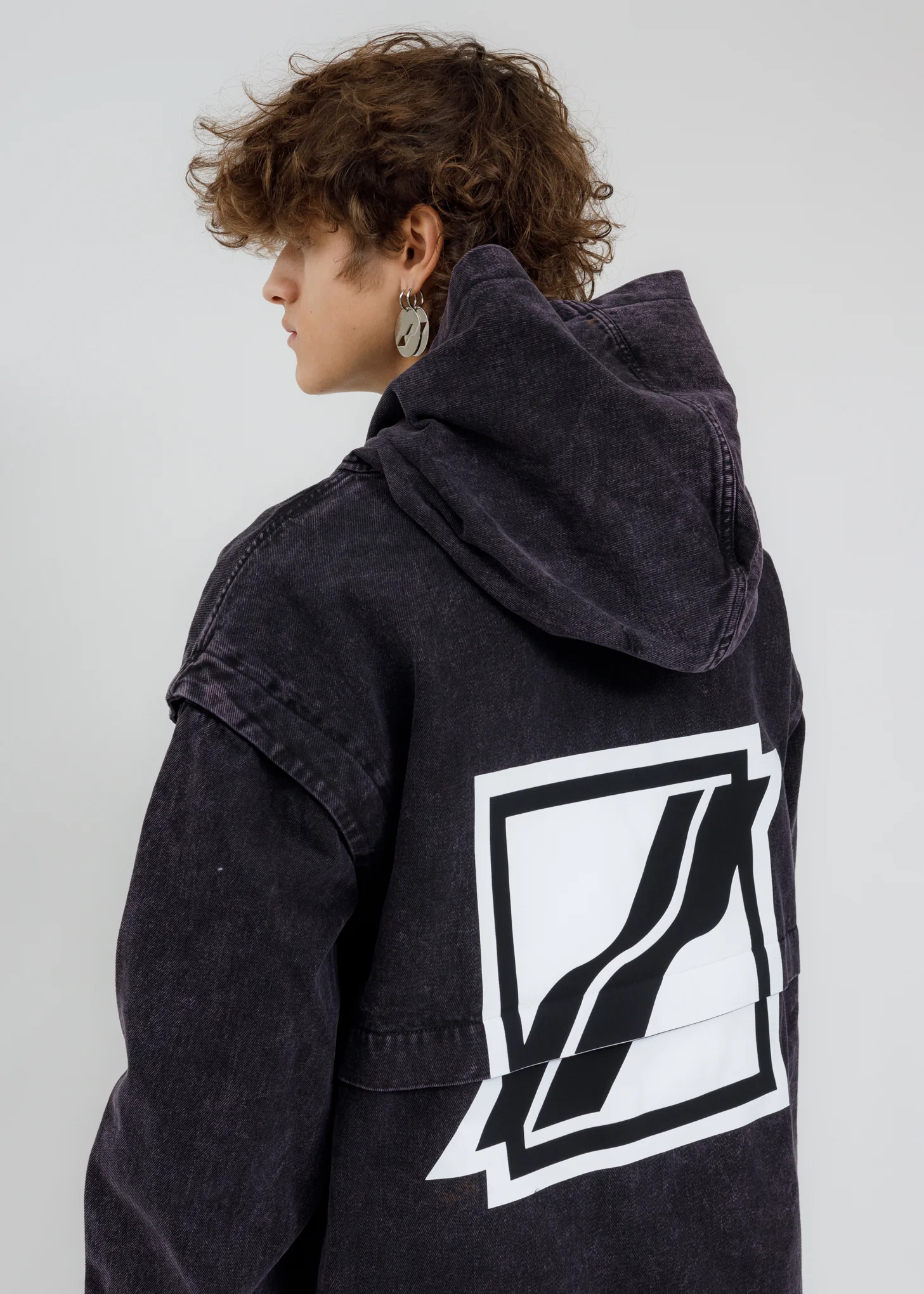 Purple Hoodie Anorak - Image 2