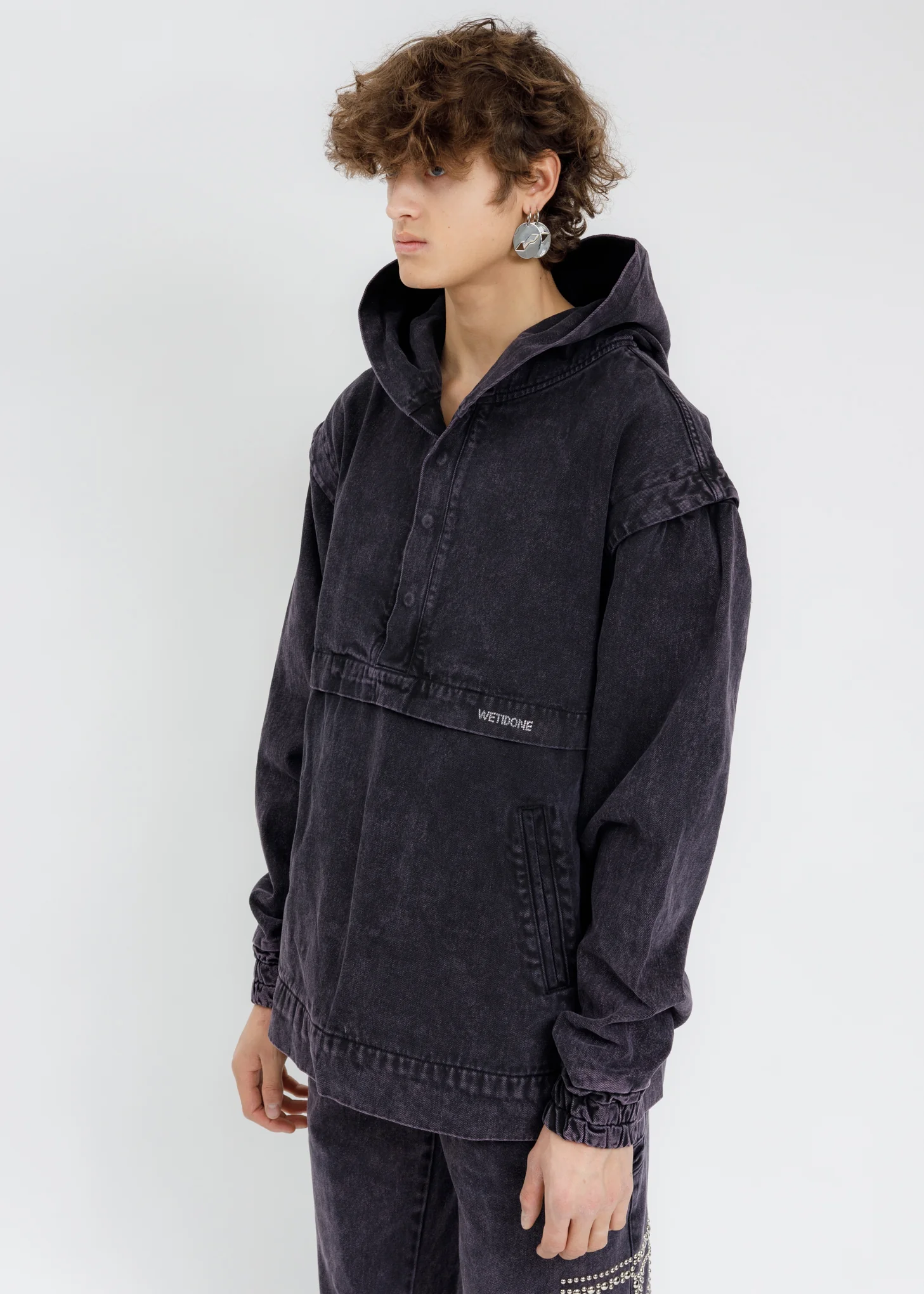 Purple Hoodie Anorak - Image 3