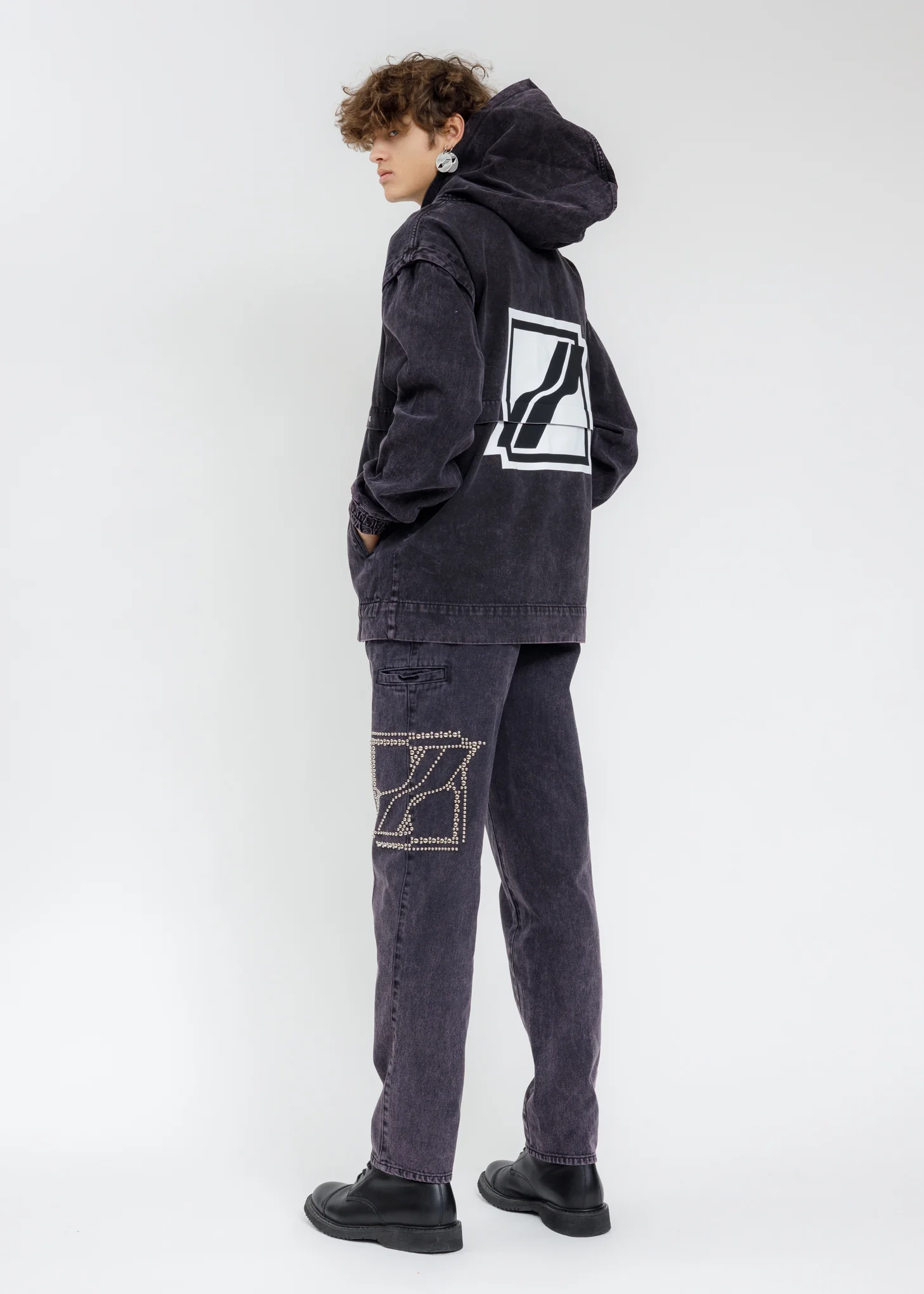 Purple Hoodie Anorak - Image 6