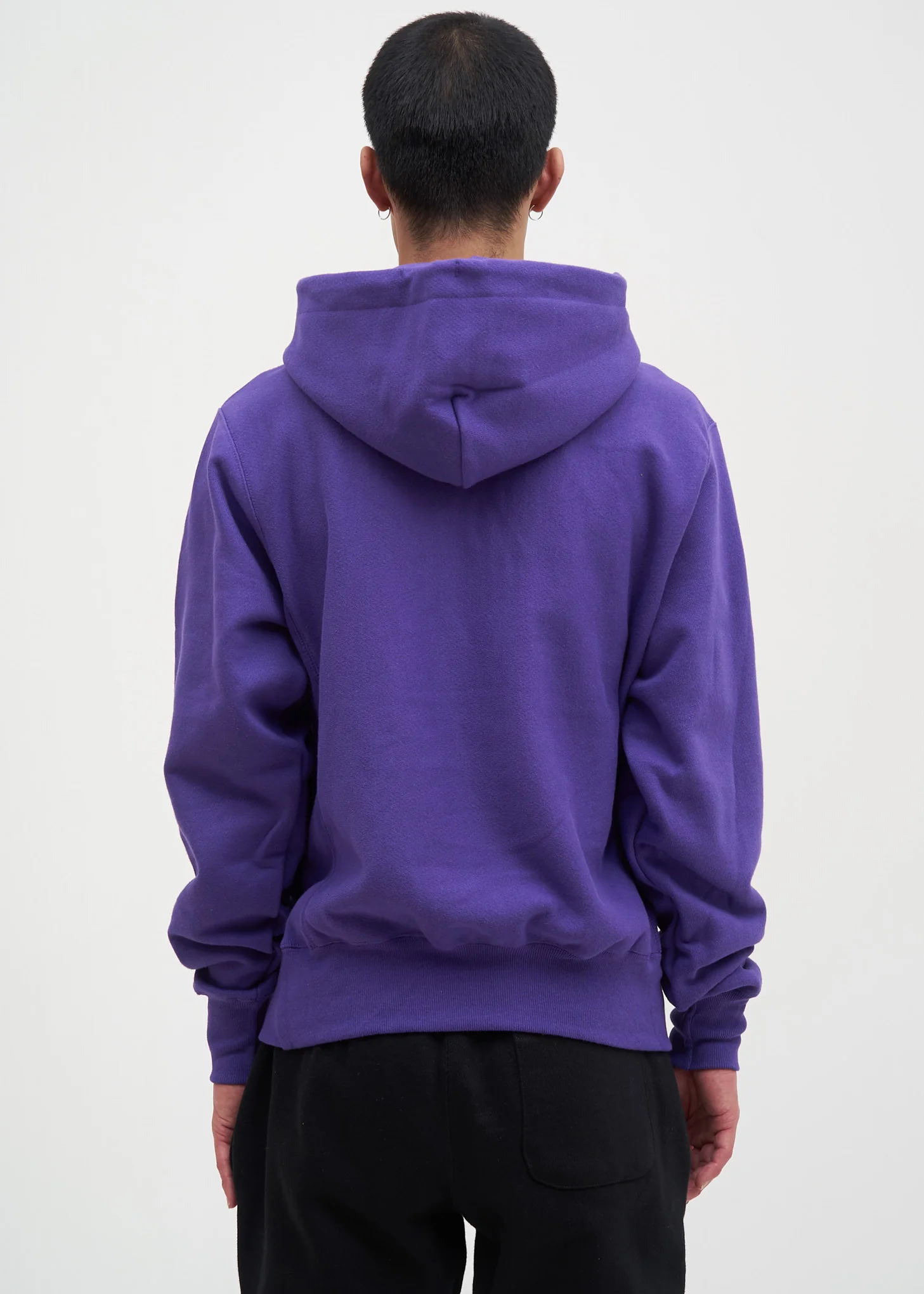 Purple Left Chest "C" Logo Hoodie - Image 3