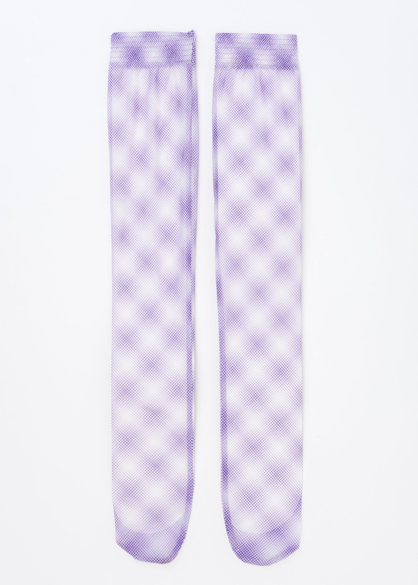 Purple Mech Check Socks