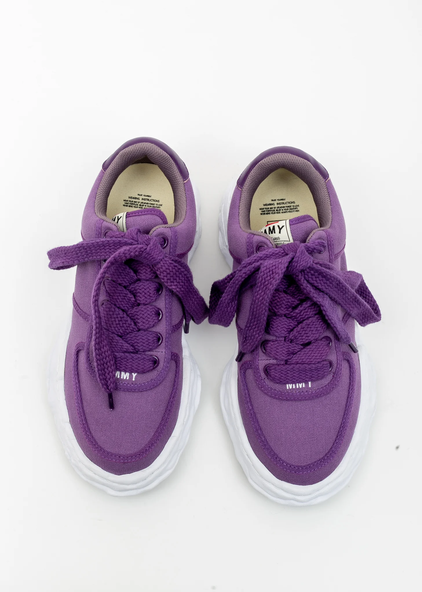 Purple Original Sole Canvas Sneaker (WAYNE LOW) - Image 3