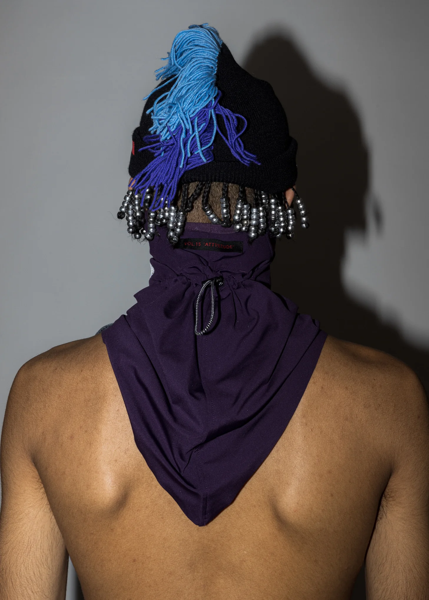 Purple "OUR FACE" Neckwarmer - Image 4