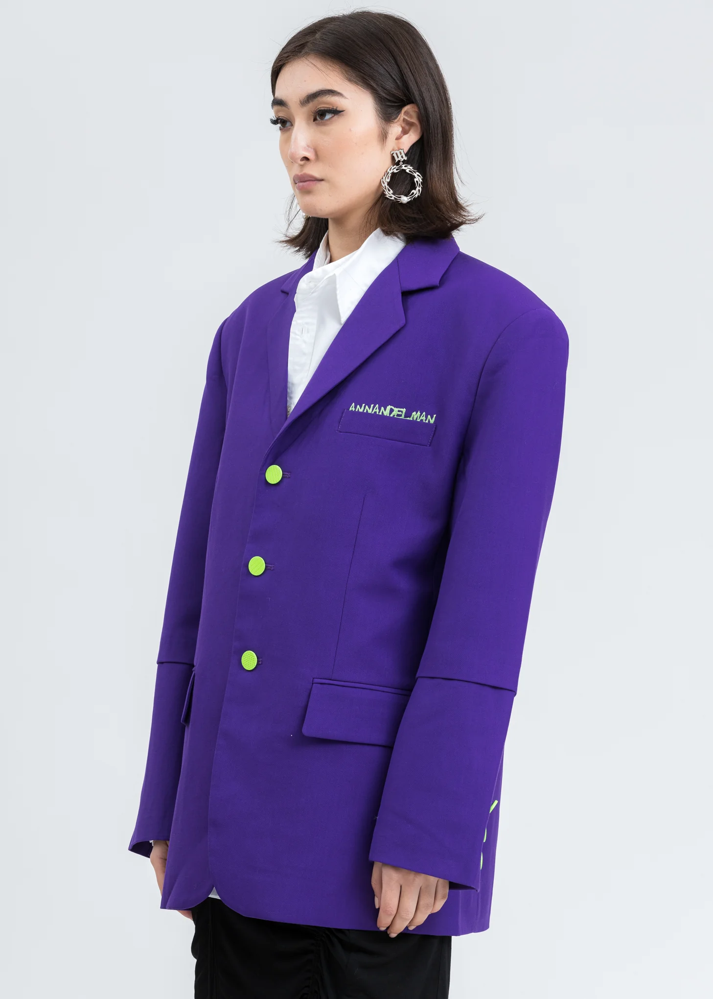 Purple Oversized Blazer - Image 2