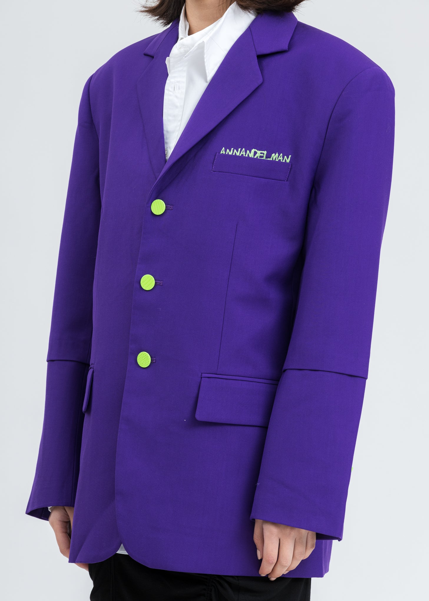 Purple Oversized Blazer - Image 4
