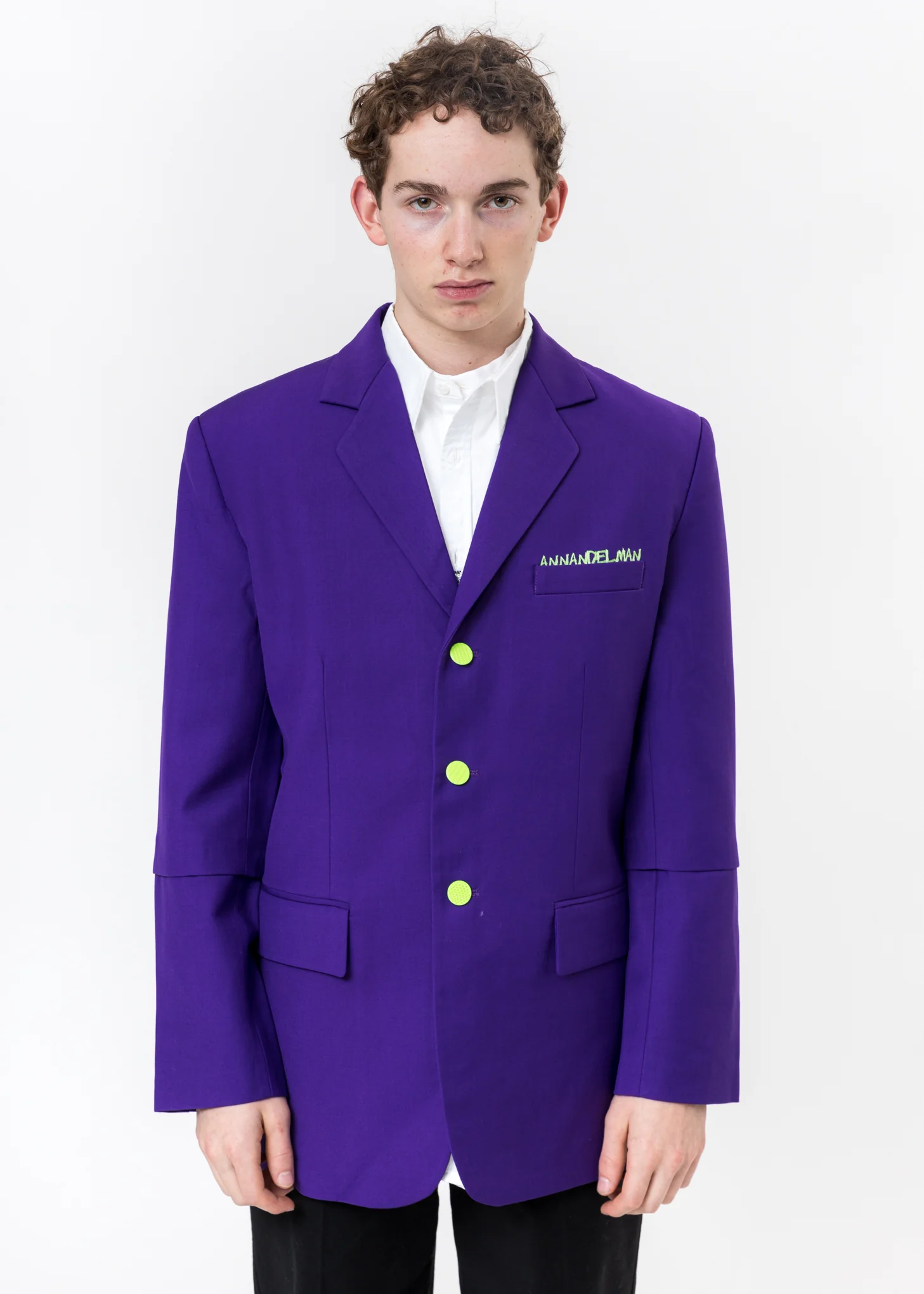 Purple Oversized Blazer