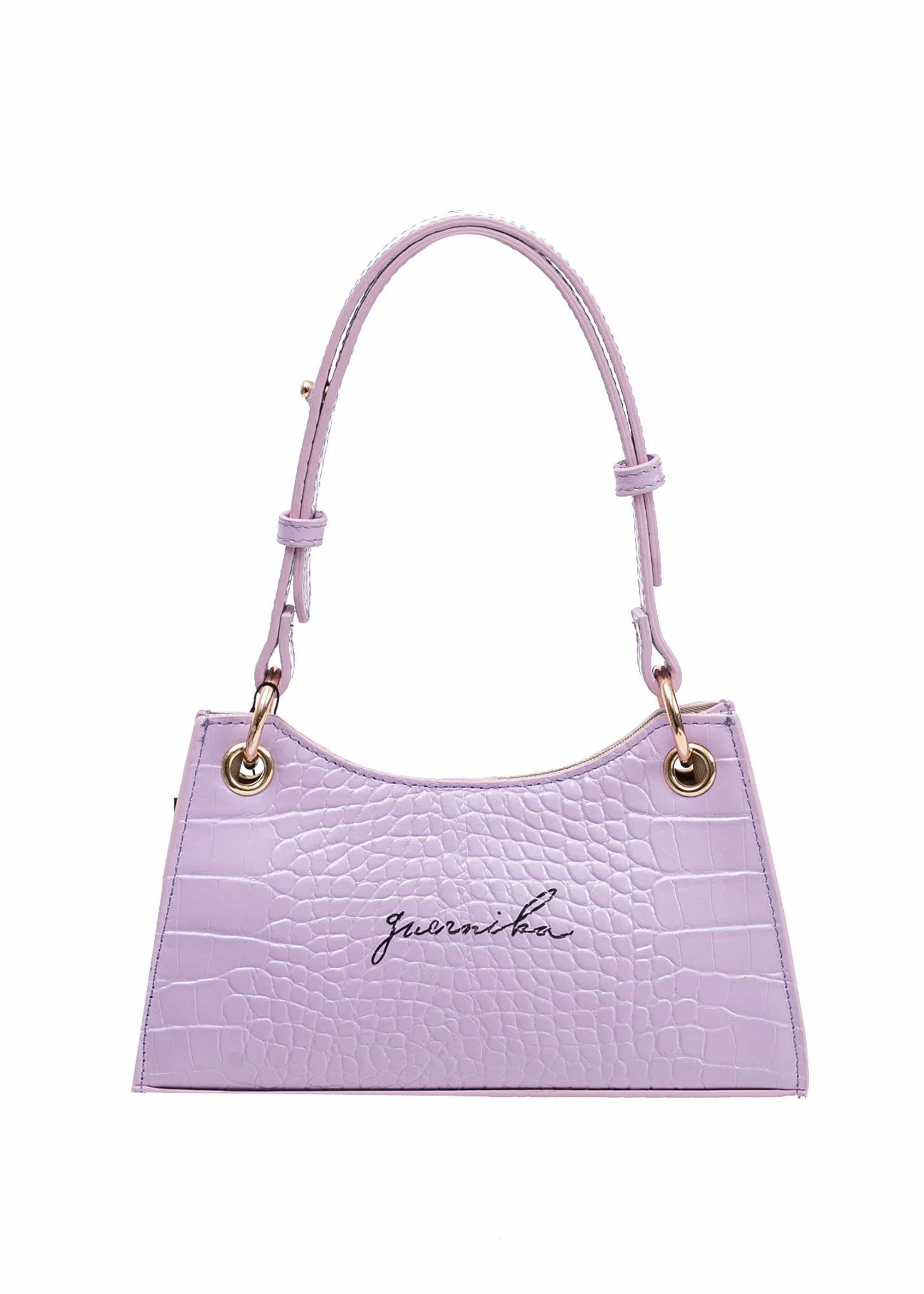 Purple Paint Minny Leather Bag -Rolling Stone - Image 4