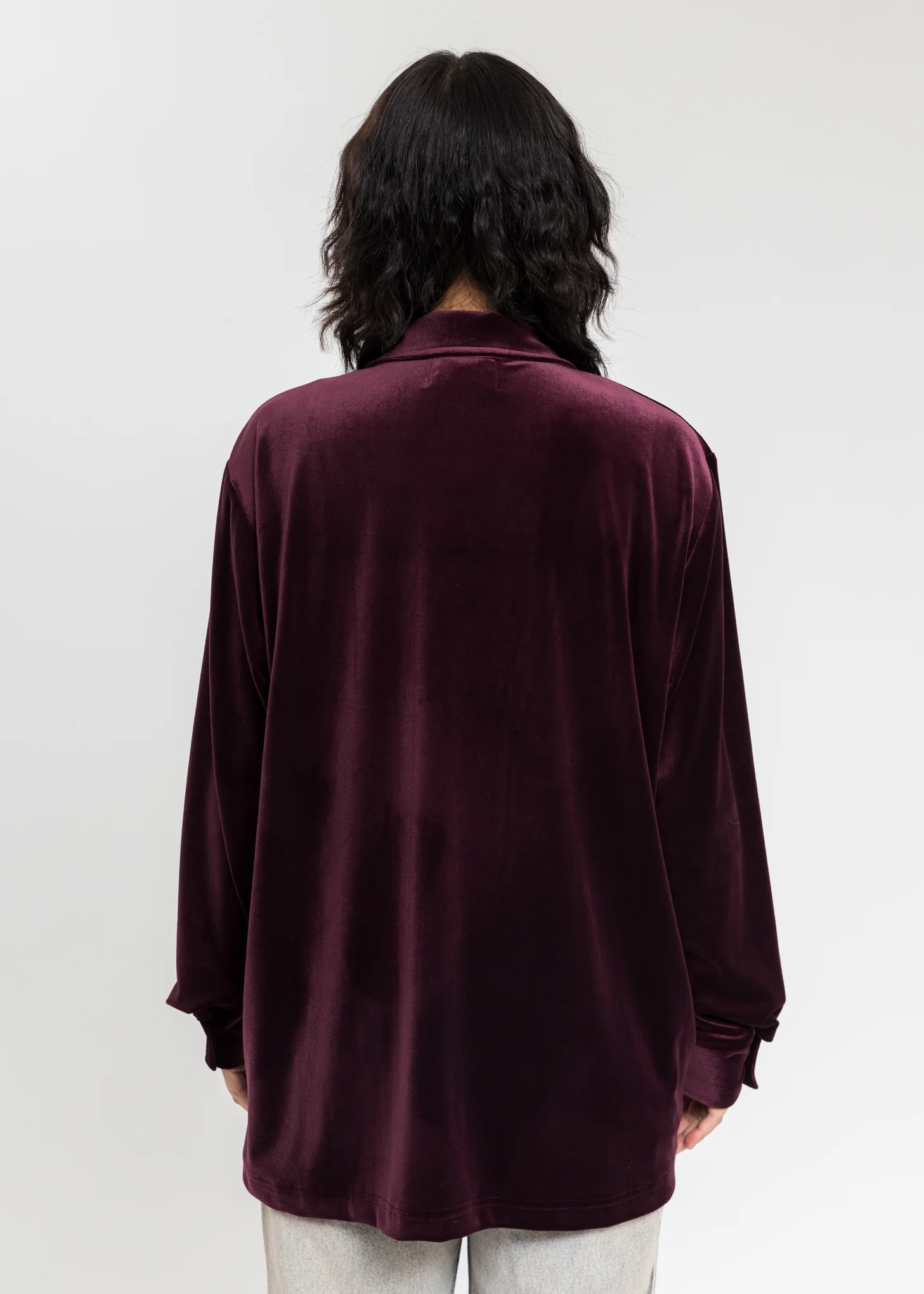 Purple Puppet Embroidery Velour Shirts - Image 5