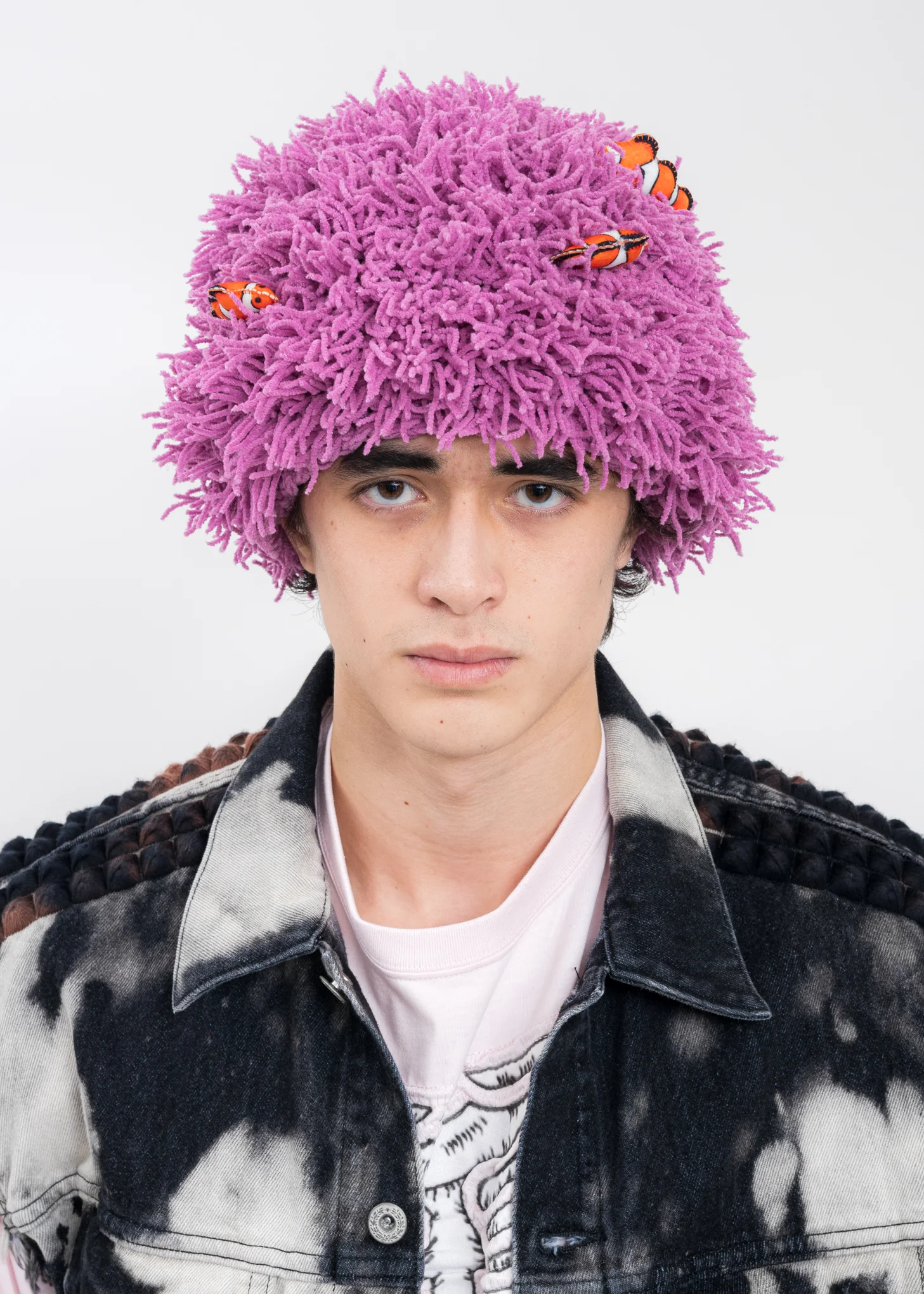 Purple SEA ANEMONE Beanie - Image 3