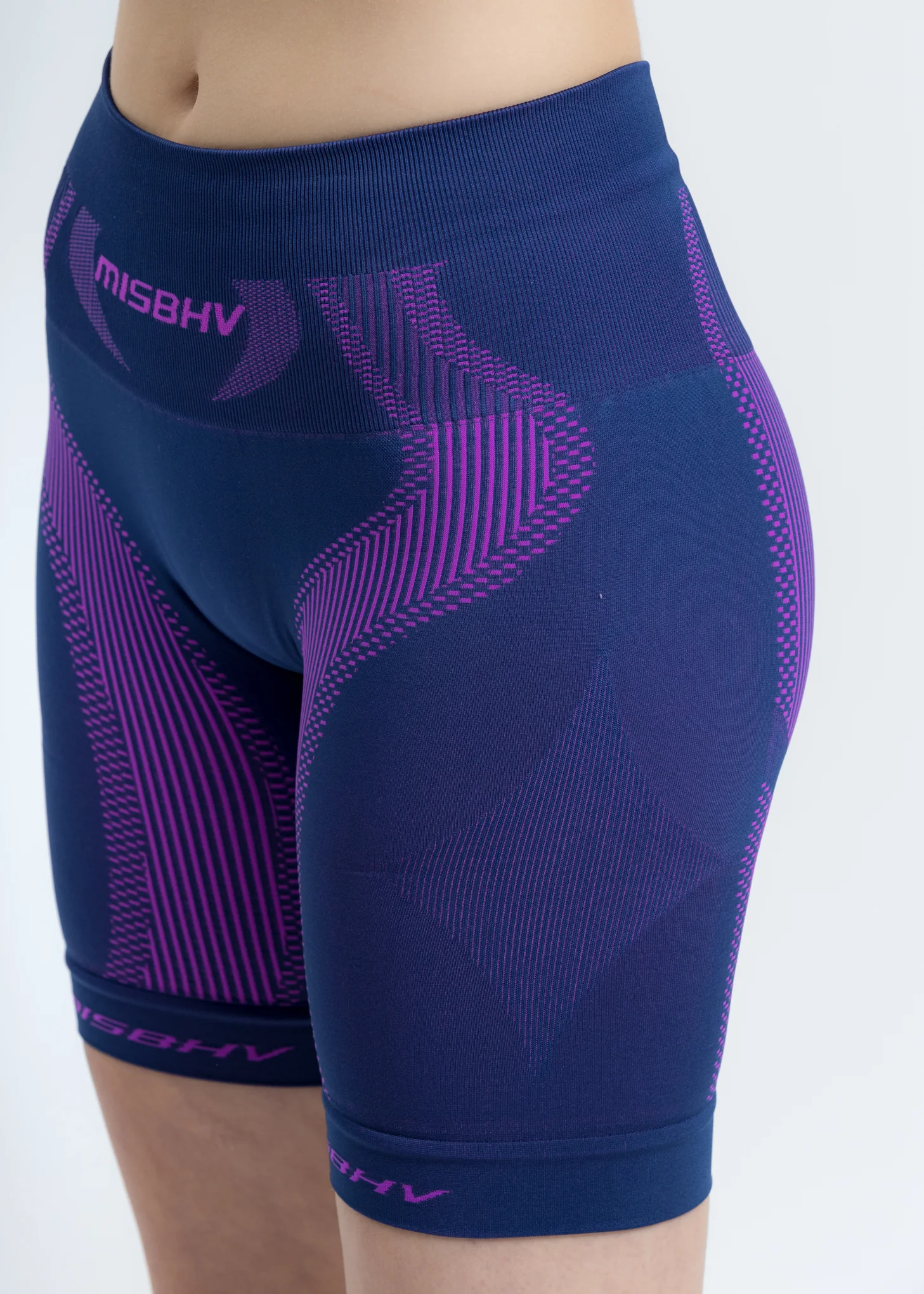 Purple Sport Active Shorts - Image 2
