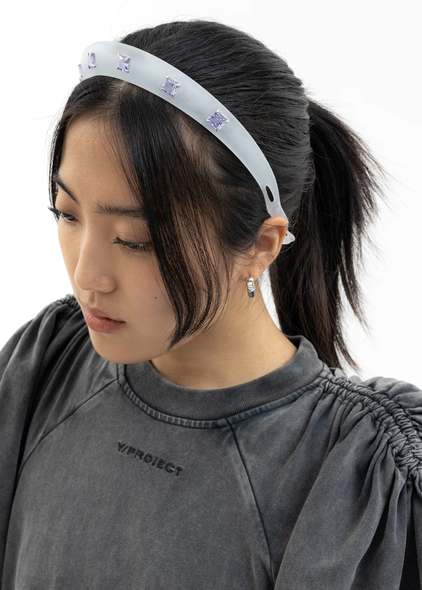 Purple Square Diamonds Headband - Image 3
