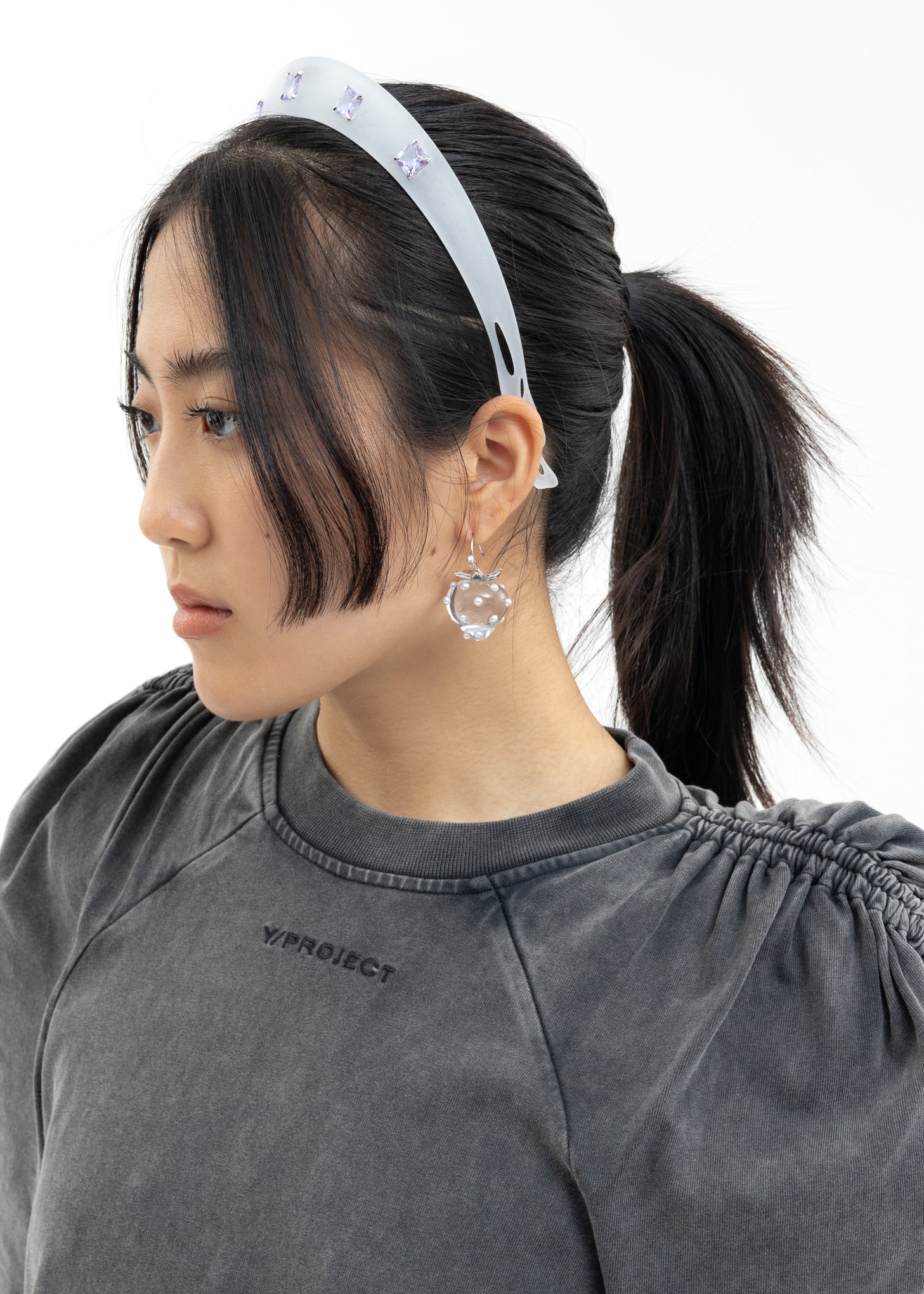 Purple Square Diamonds Headband - Image 4