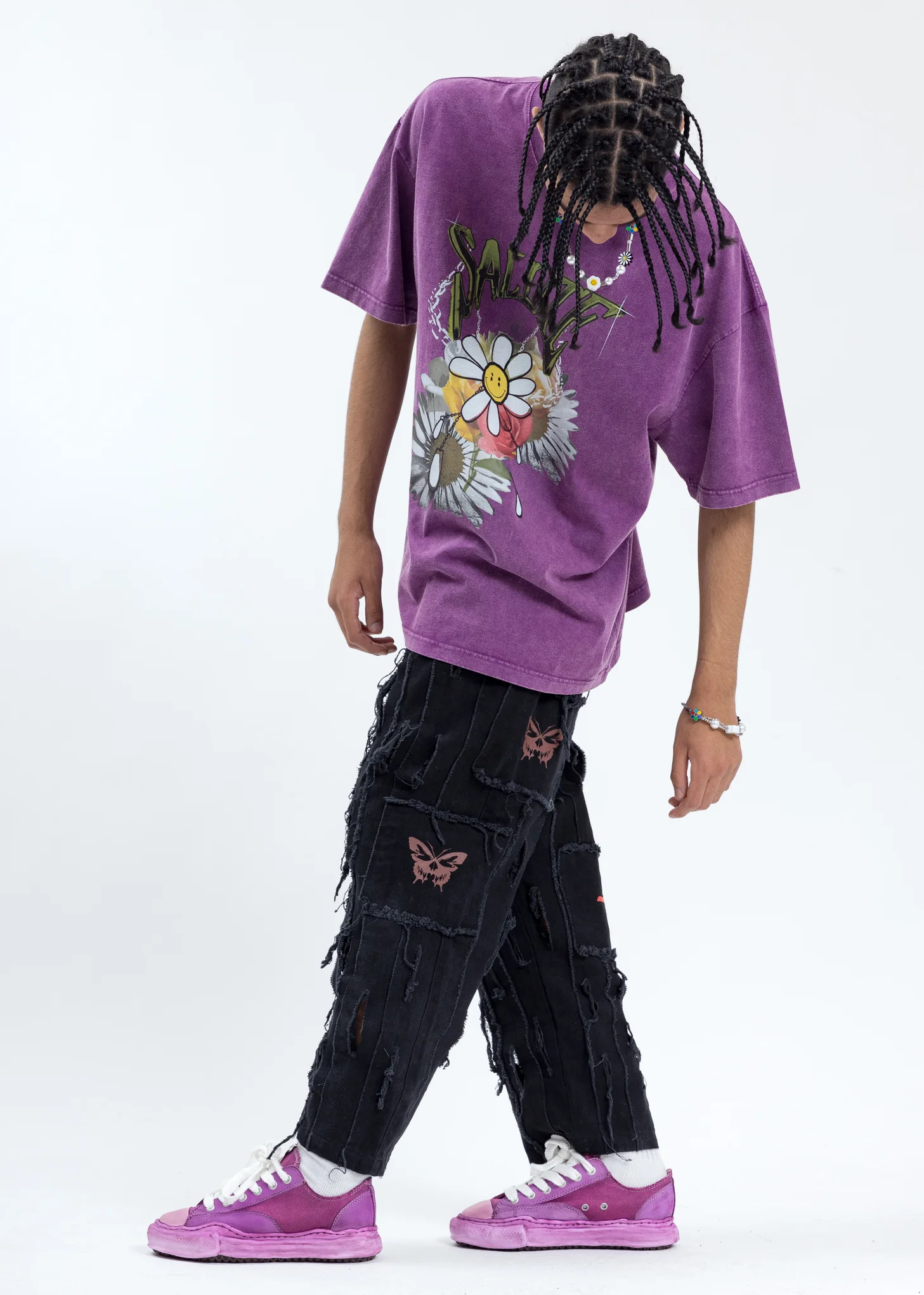 Purple Sunflower T-Shirt - Image 5