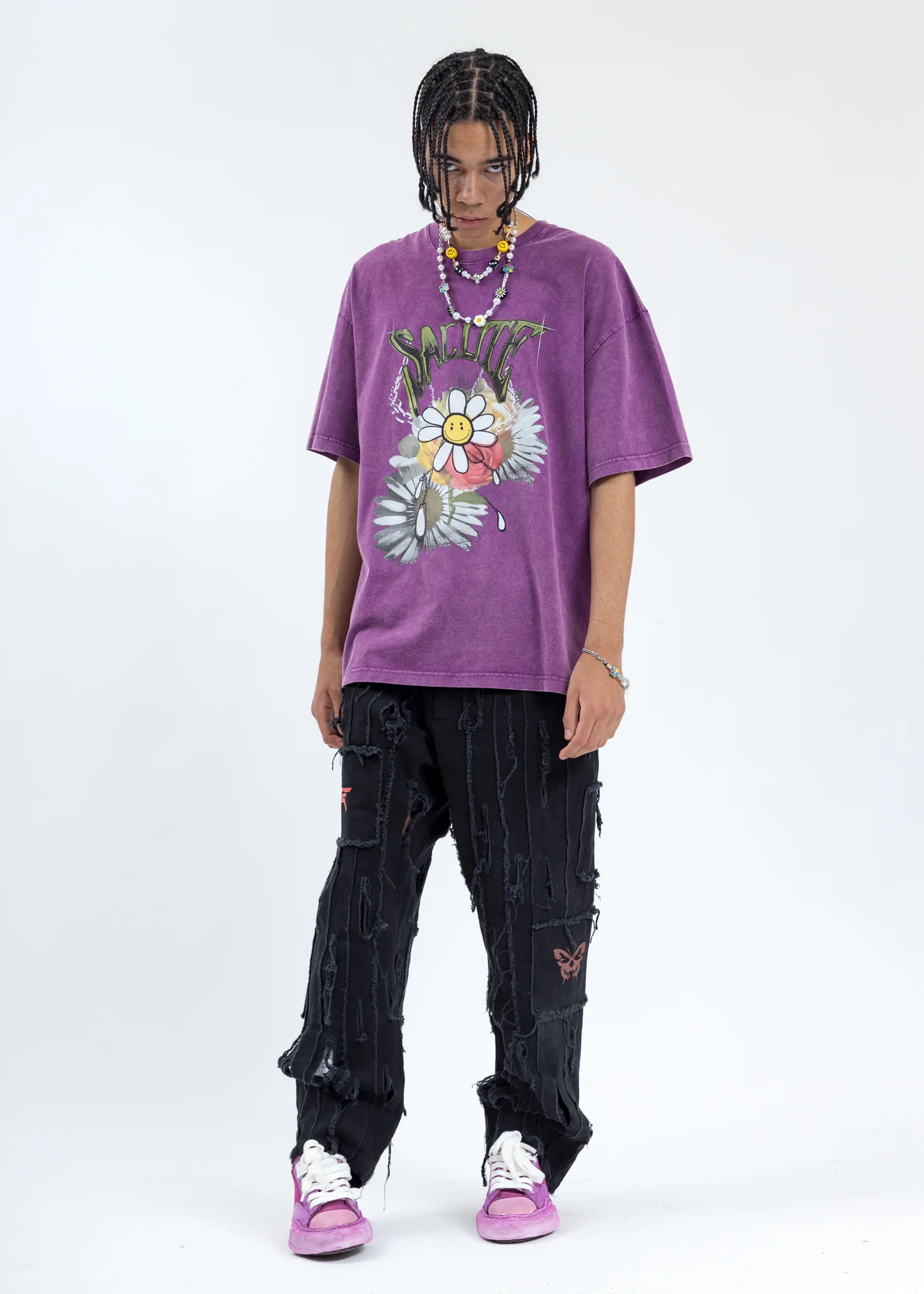 Purple Sunflower T-Shirt - Image 6