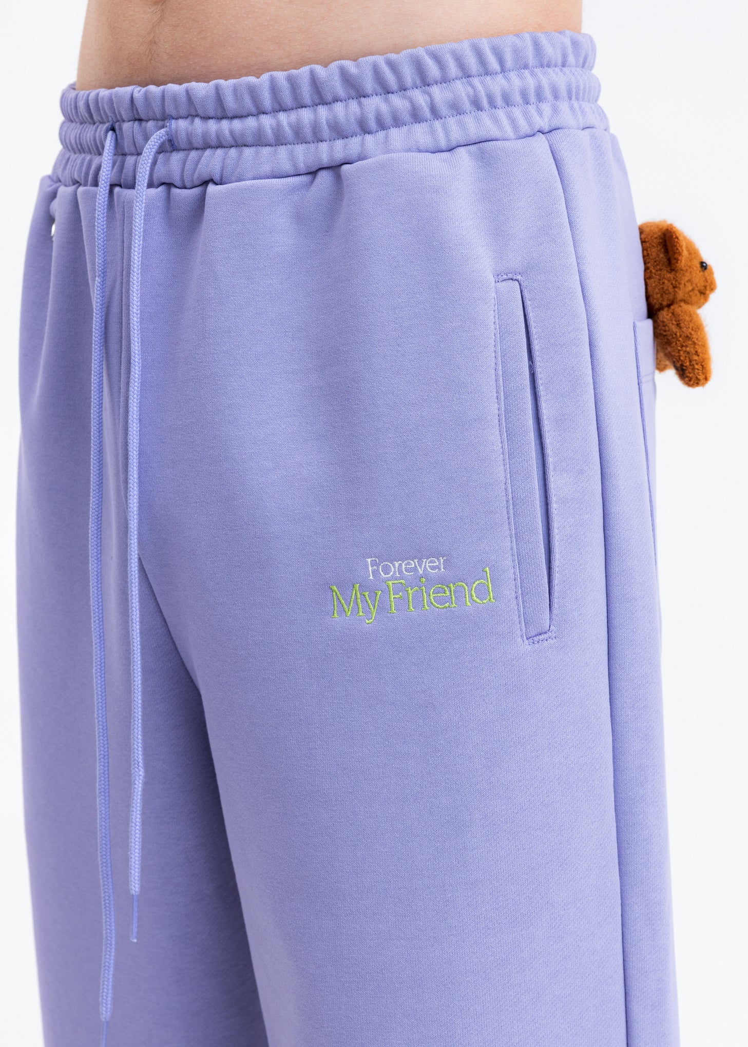Purple Sweat Pants With My Friend - Image 5