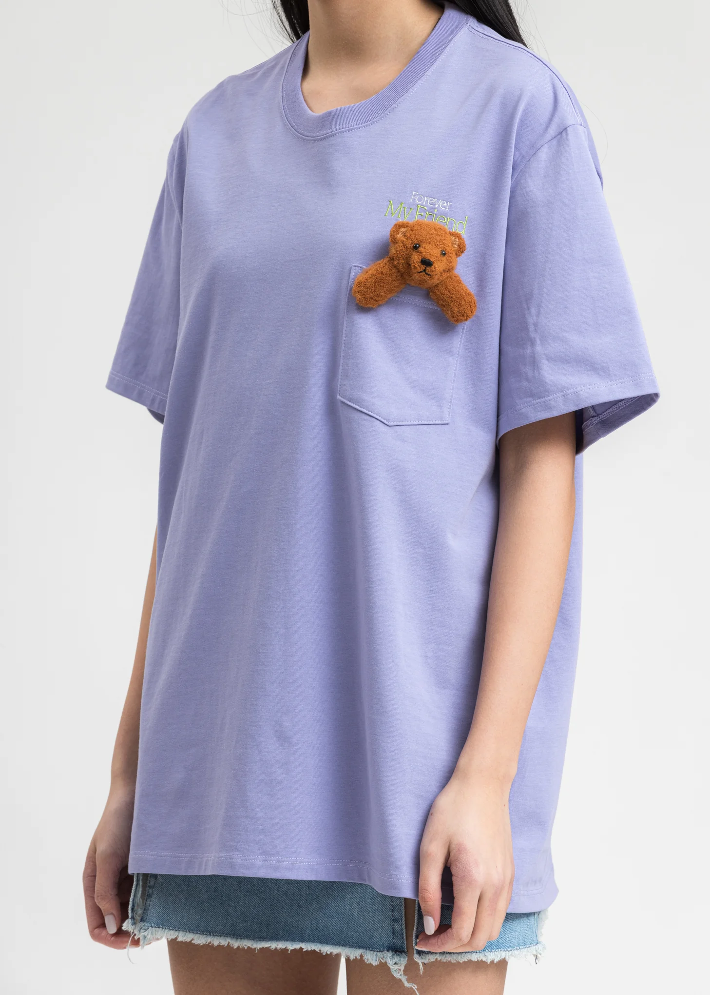 Purple T-Shirt With My Friend - Image 2