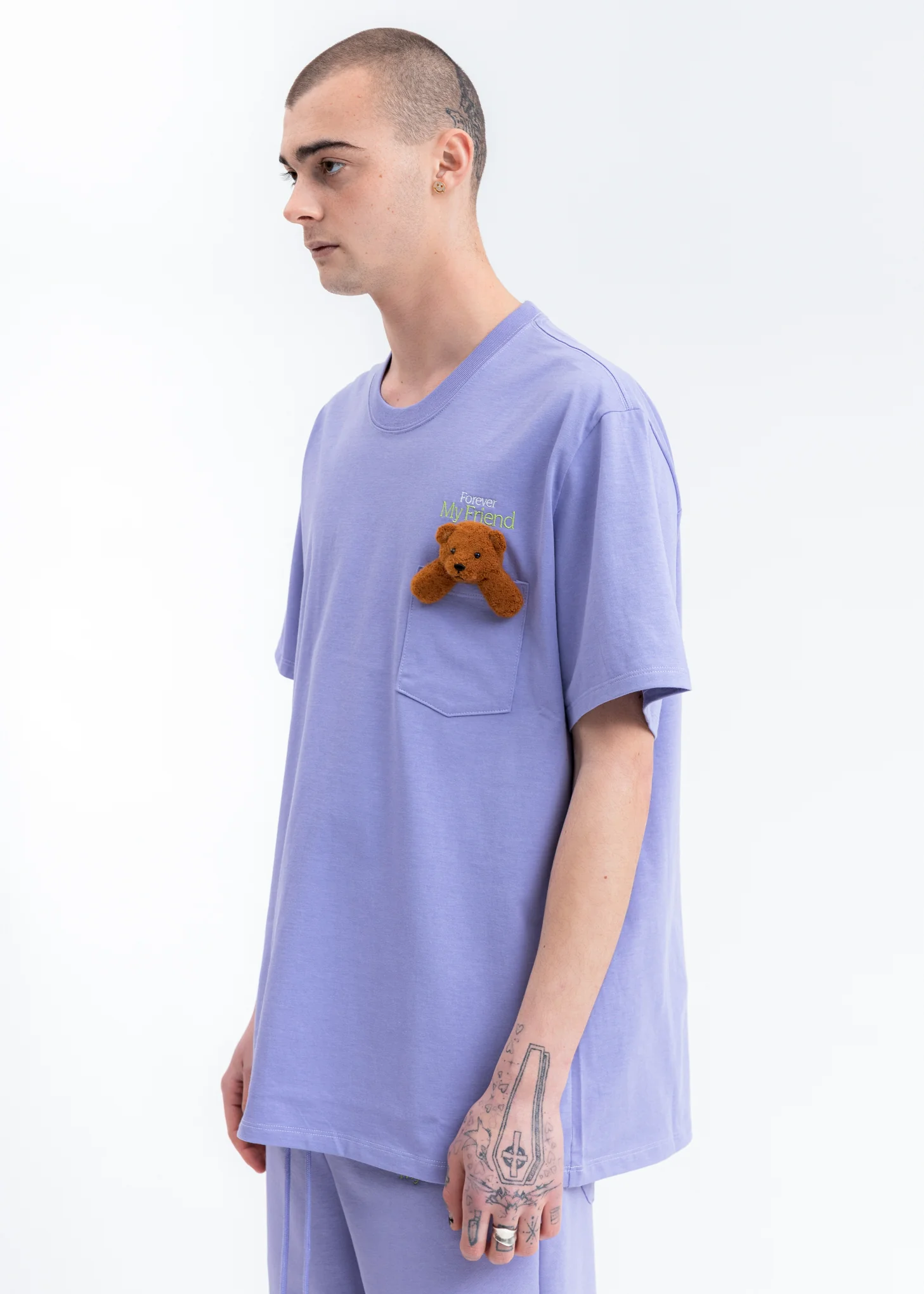 Purple T-Shirt With My Friend - Image 3