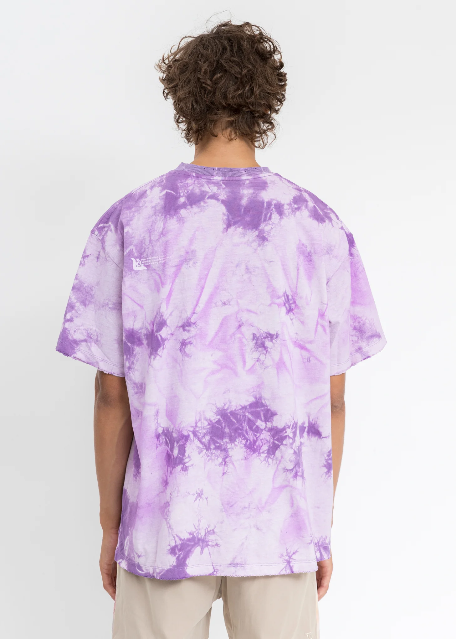 Purple Tie Dye Research T-Shirt - Image 2
