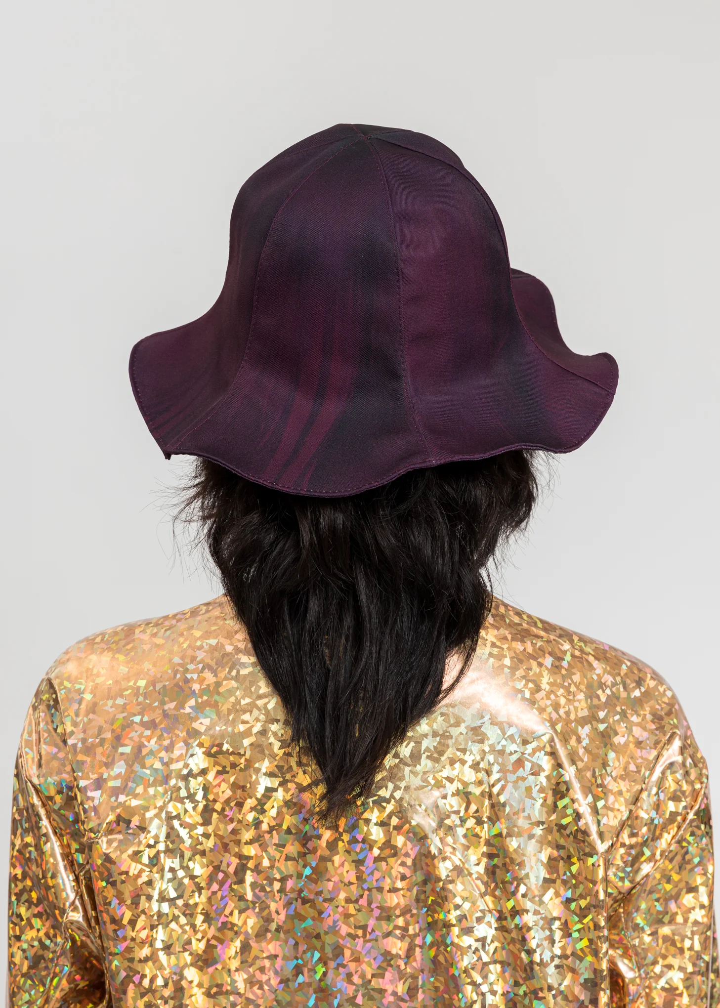 Purple Turip Printed Turip Hat - Image 3