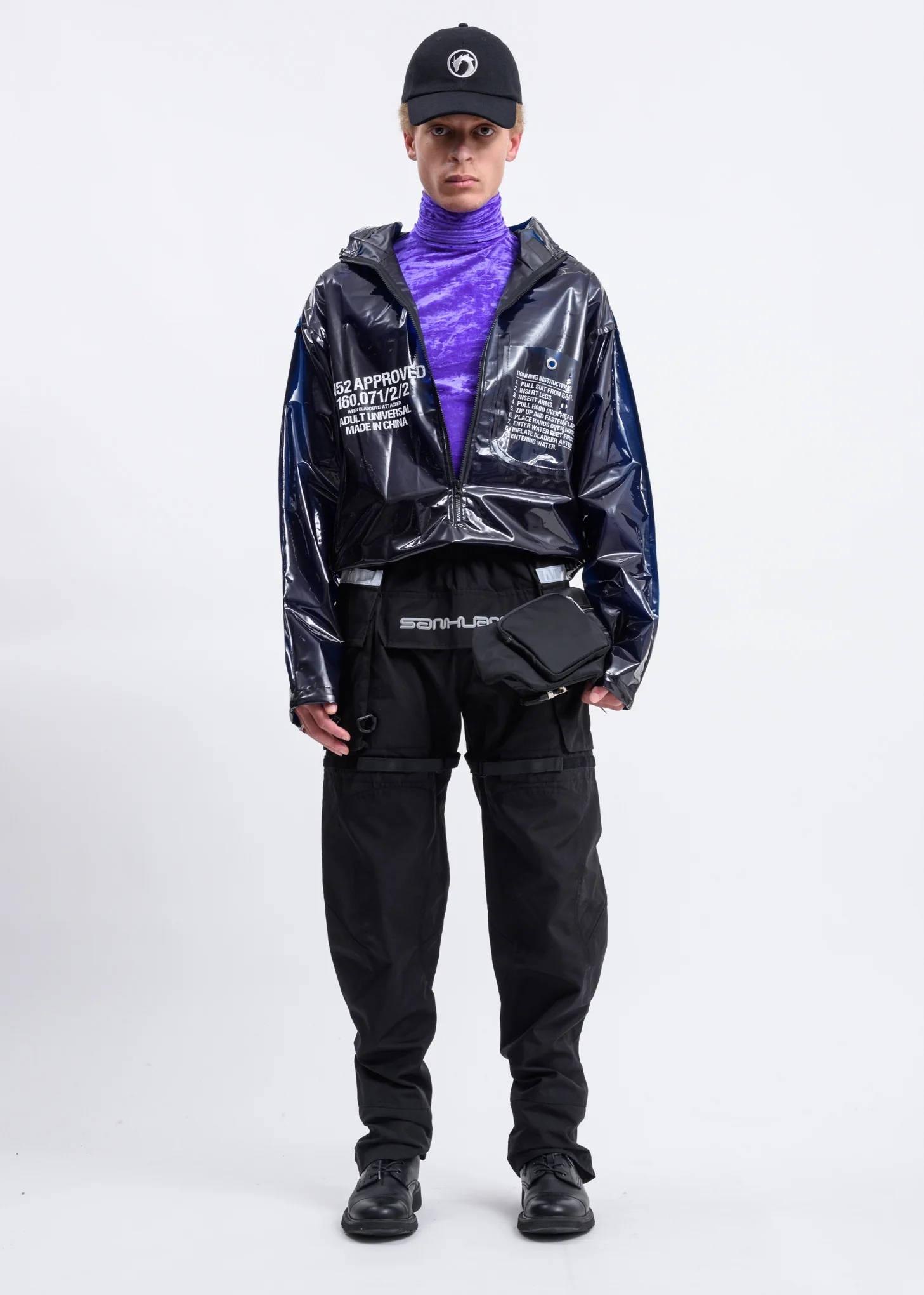 Purple Velour Turtleneck - Image 5