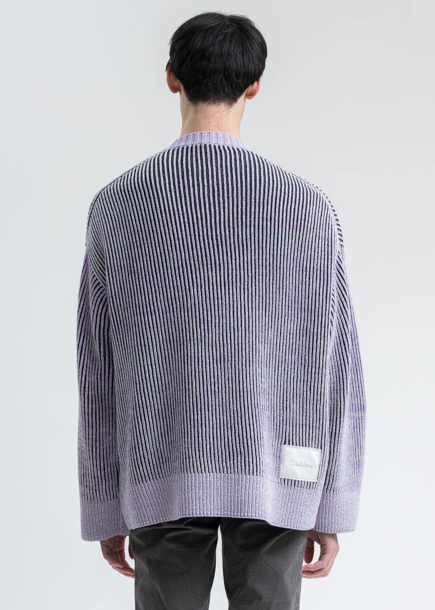 Purple WD Jacquard Sweater - Image 4
