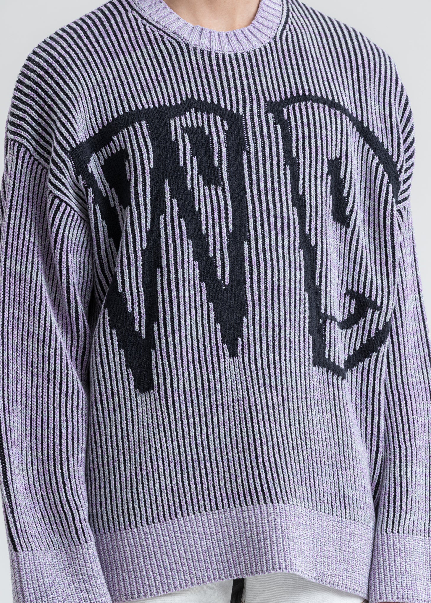 Purple WD Jacquard Sweater - Image 5