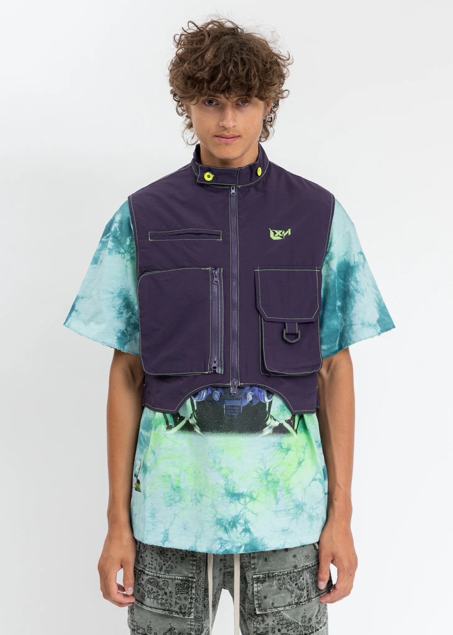 Purple Worker Vest