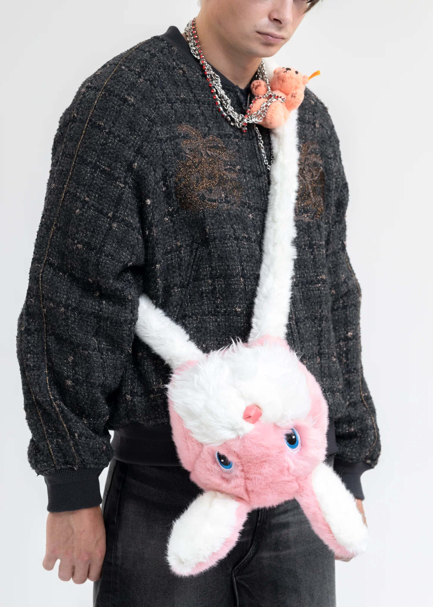 RABBIT COSTUME HEAD BAG/SMALL - Image 3