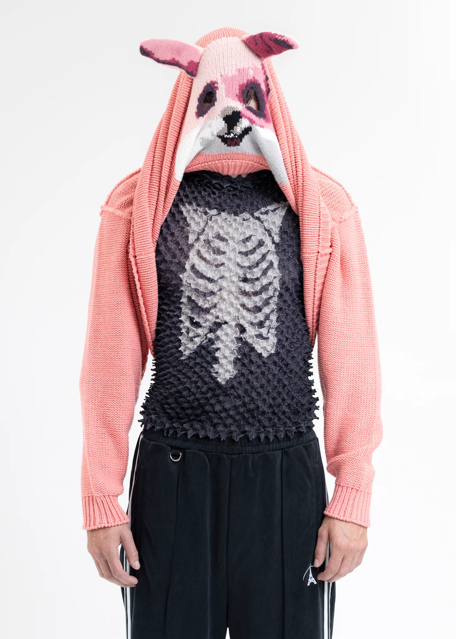 RABBIT HAND-KNITTING JACQUARD PULLOVER - Image 2