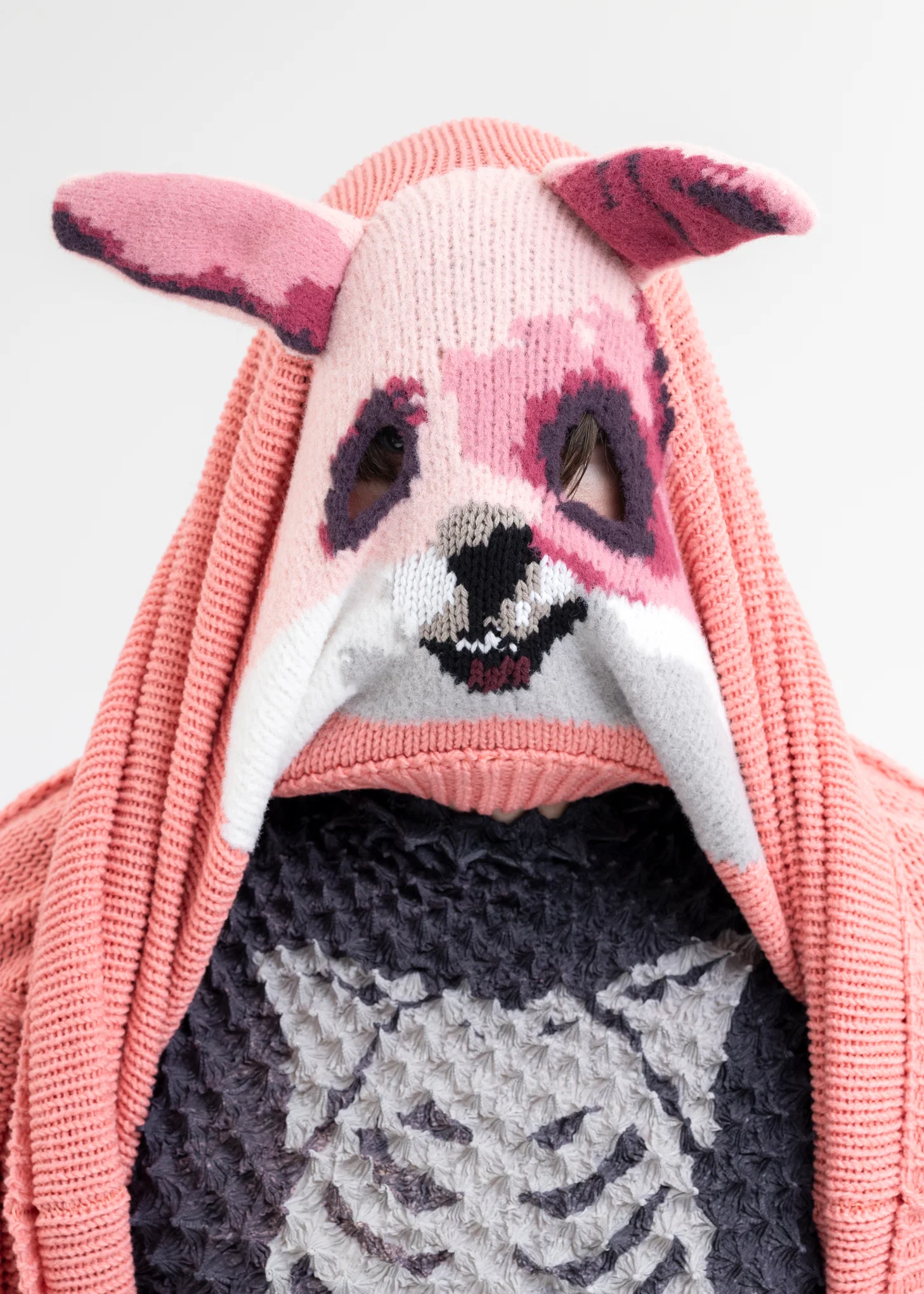 RABBIT HAND-KNITTING JACQUARD PULLOVER - Image 4