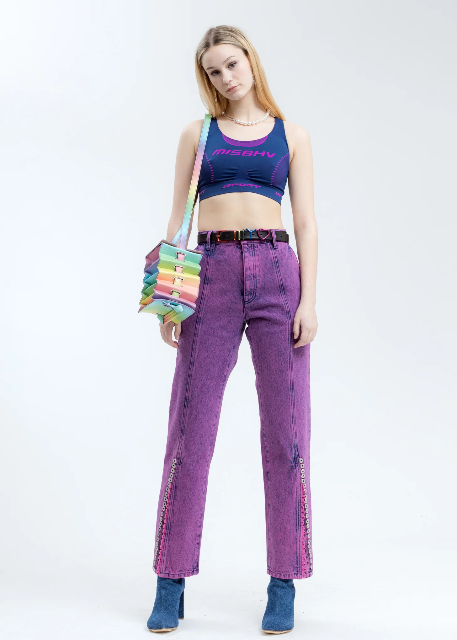 Rainbow Mini Accordion Bag - Image 6