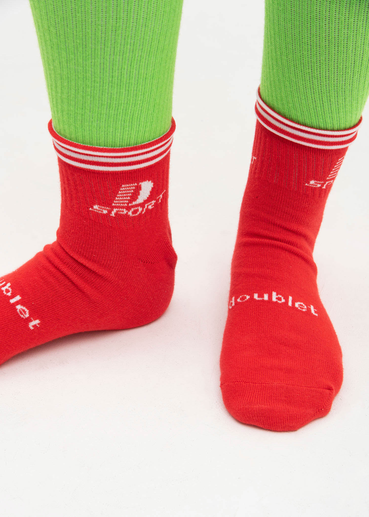 Red 3 Layered Sports Socks - Image 3