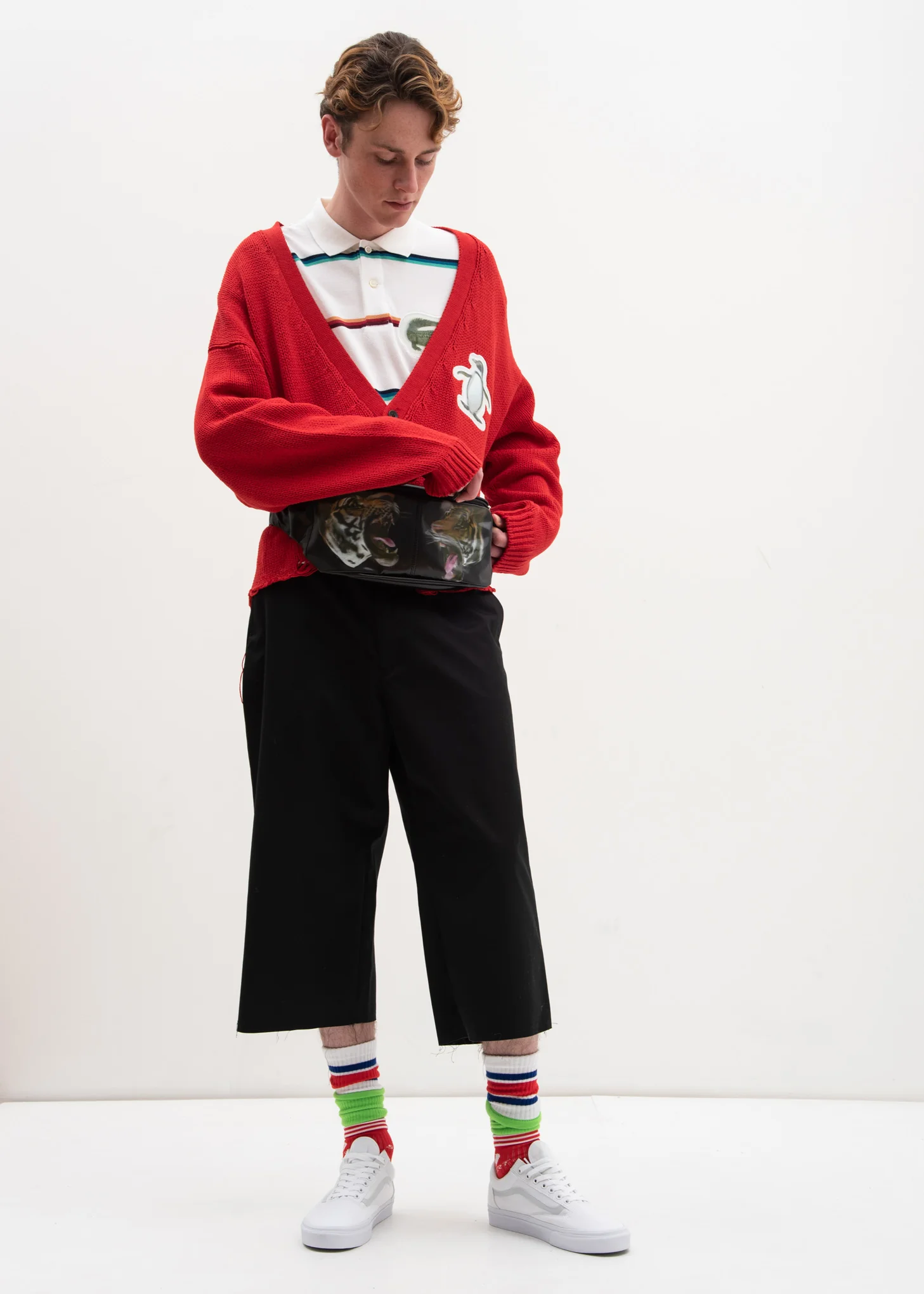 Red 3 Layered Sports Socks - Image 3