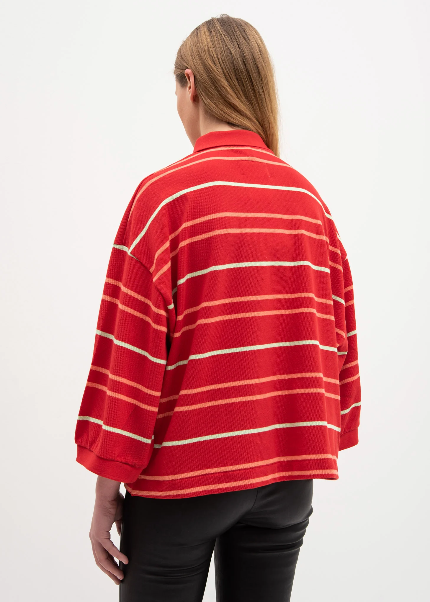 Red 3D Patch Polo Shirt - Image 2