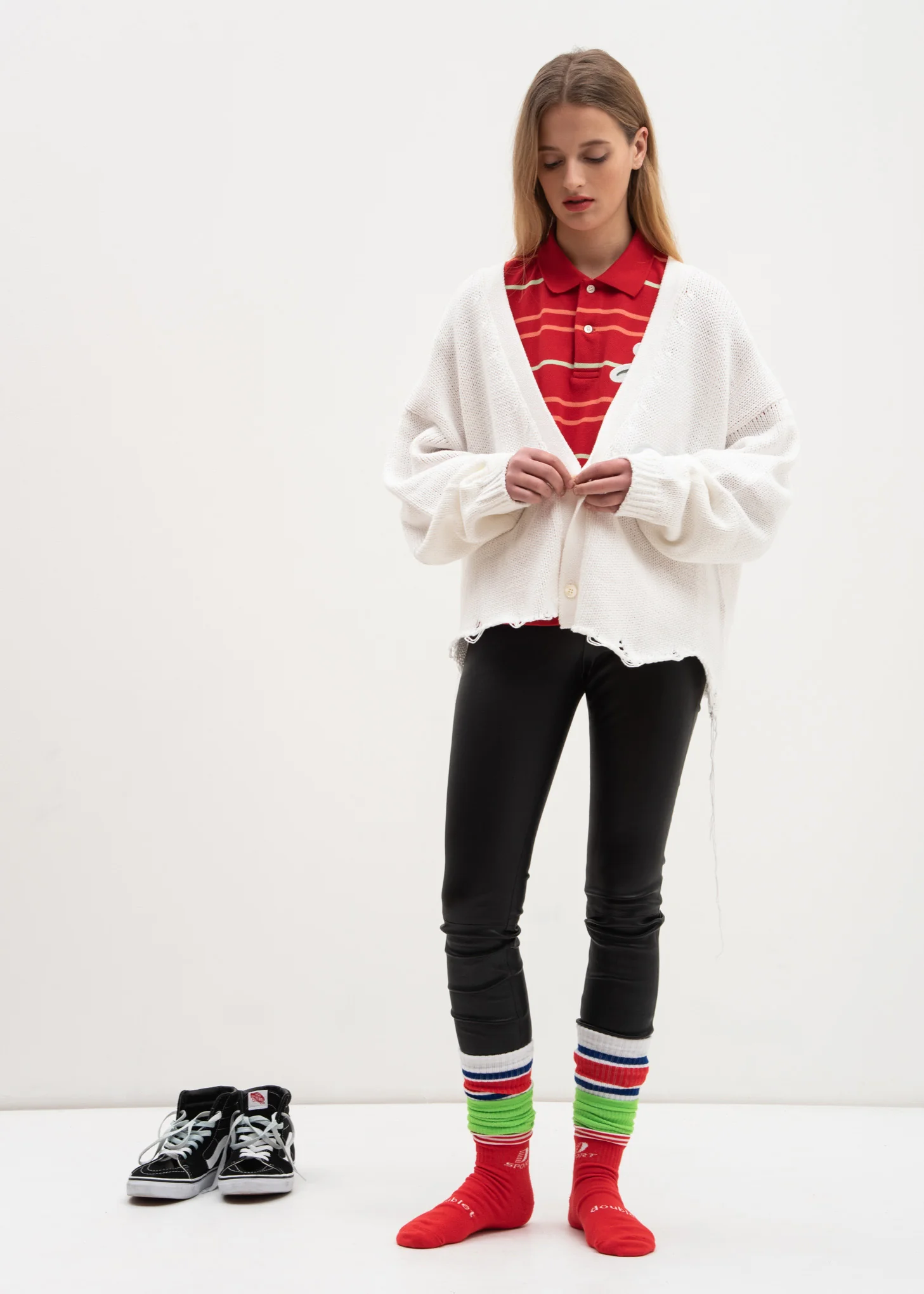 Red 3D Patch Polo Shirt - Image 4