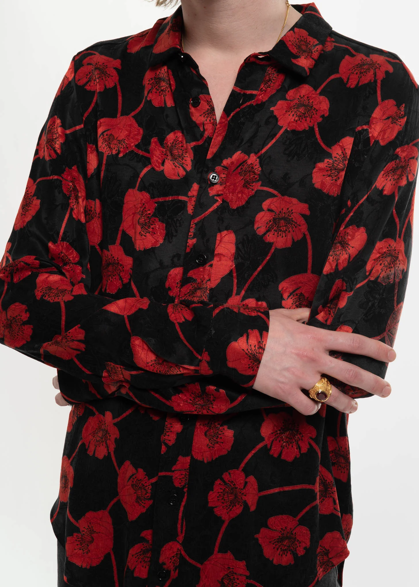 Red and Black Coachella Shirt - Image 3