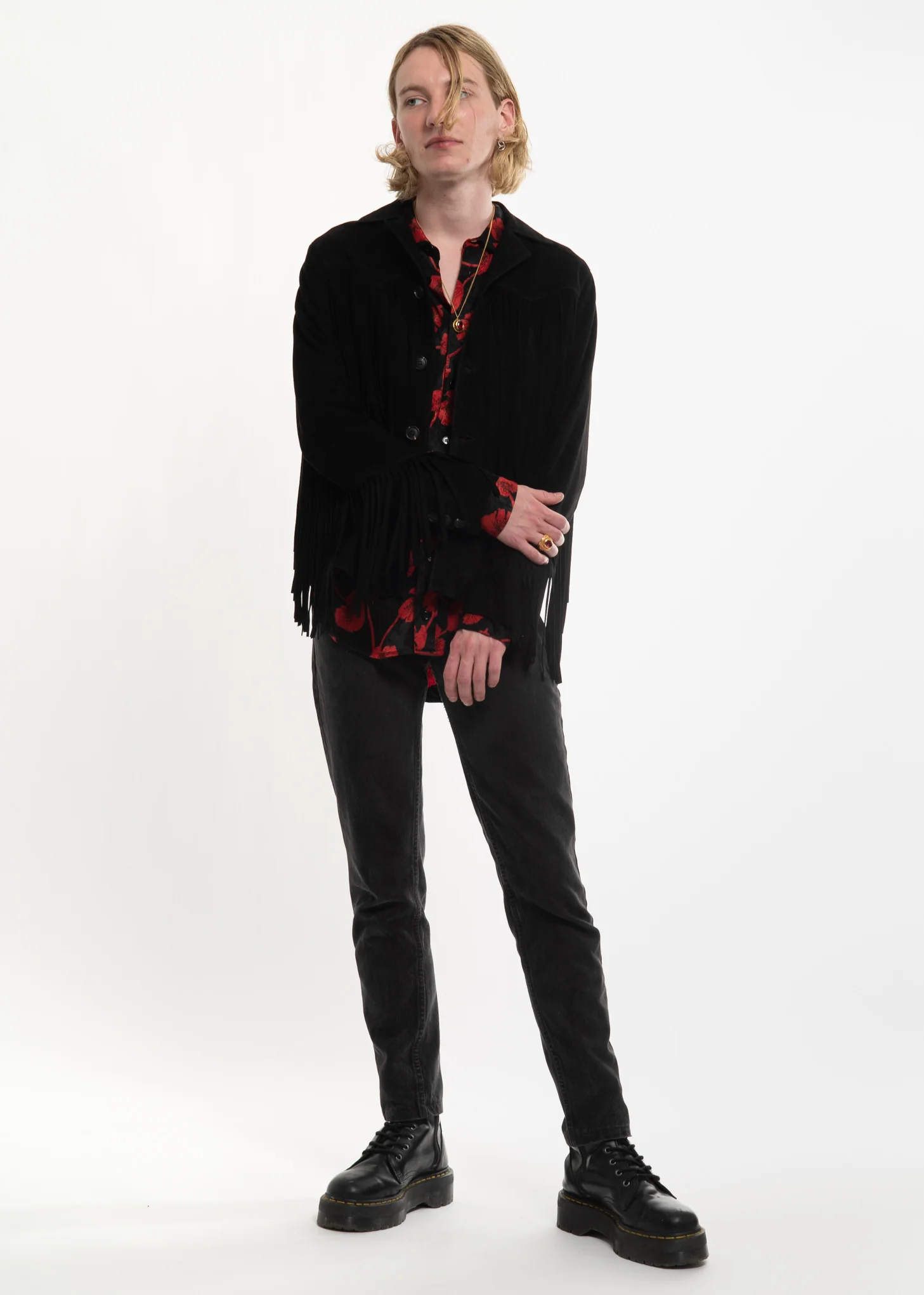 Red and Black Coachella Shirt - Image 5