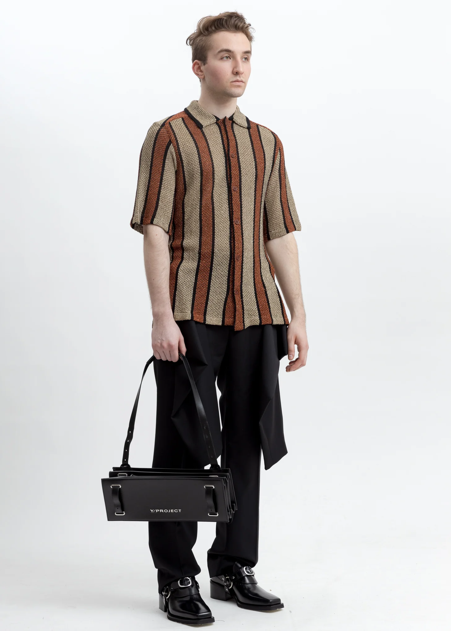 Red And Gold Wes Shirt - Image 4