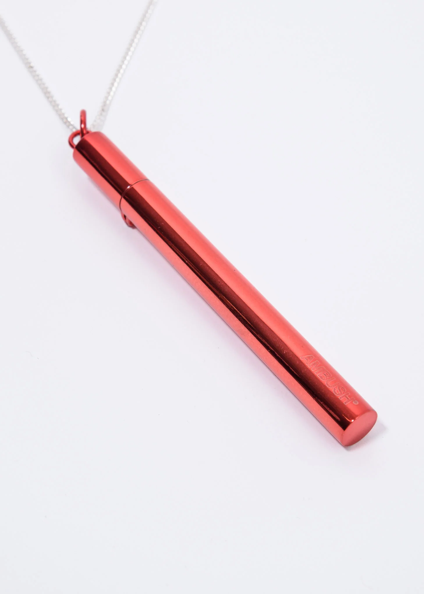 Red And Silver SSS Cig Case Necklace - Image 3