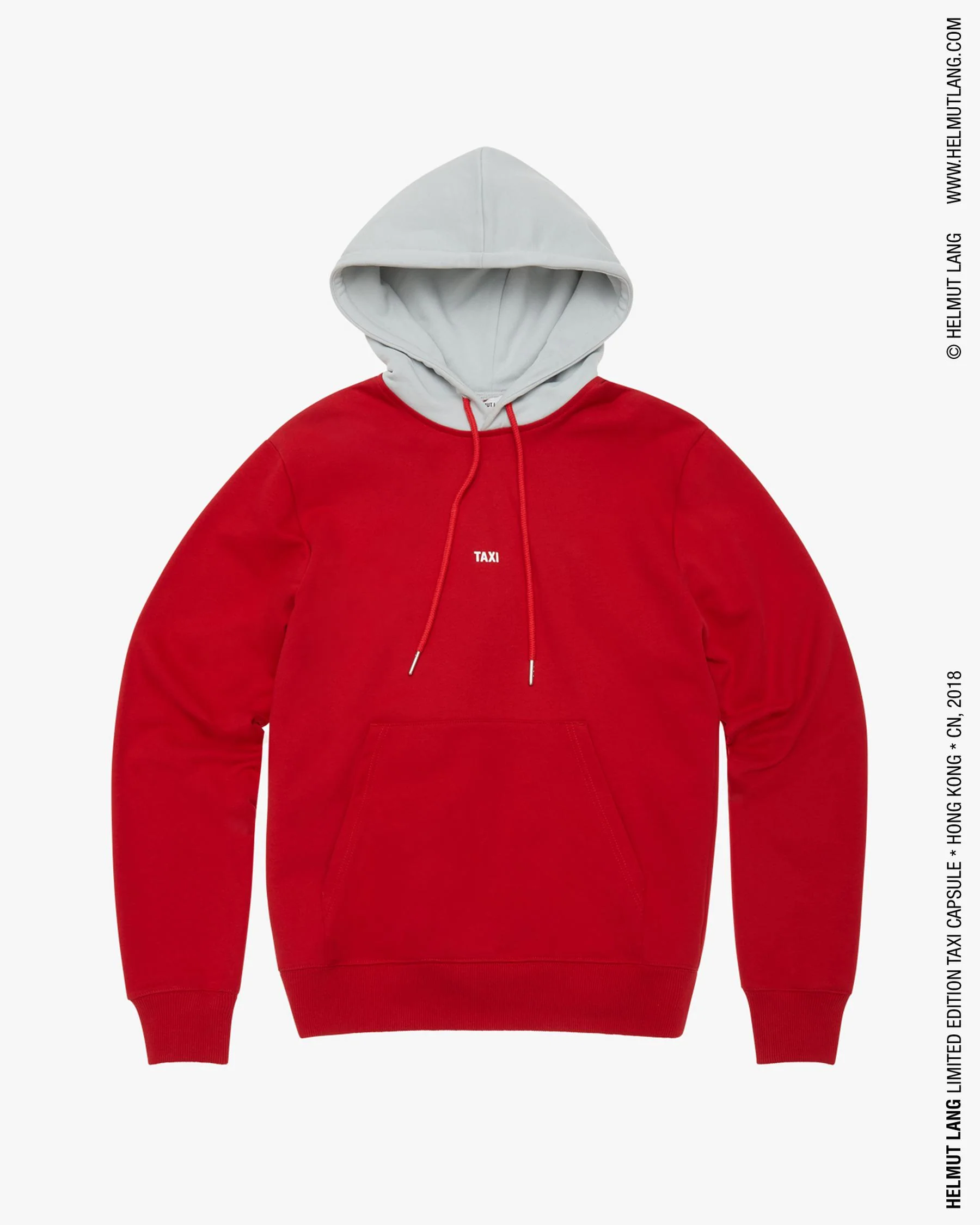 Red and Silver Taxi Hoodie (Hong Kong) - Image 3