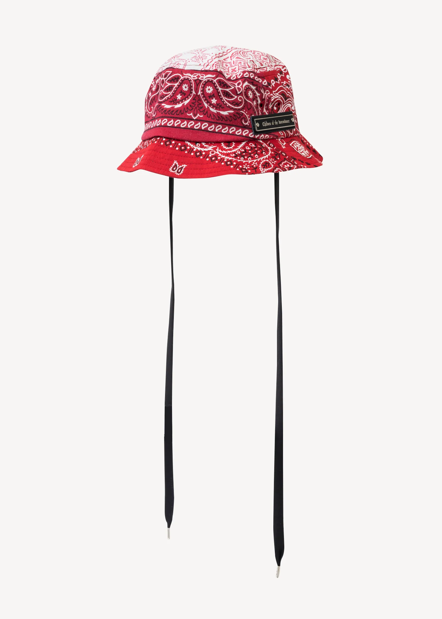 Red BANDANA BUCKET HAT - Image 3