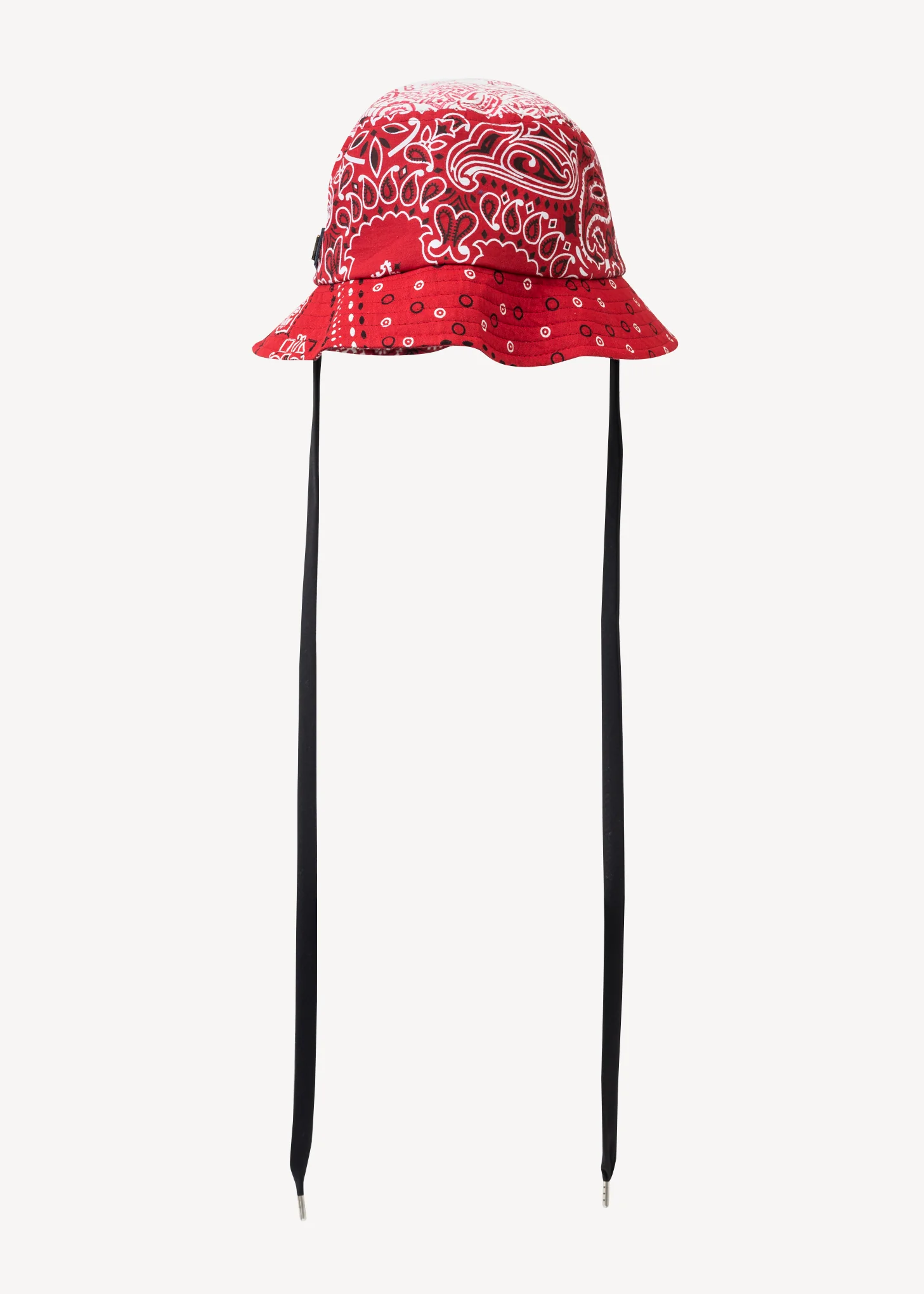 Red BANDANA BUCKET HAT - Image 4