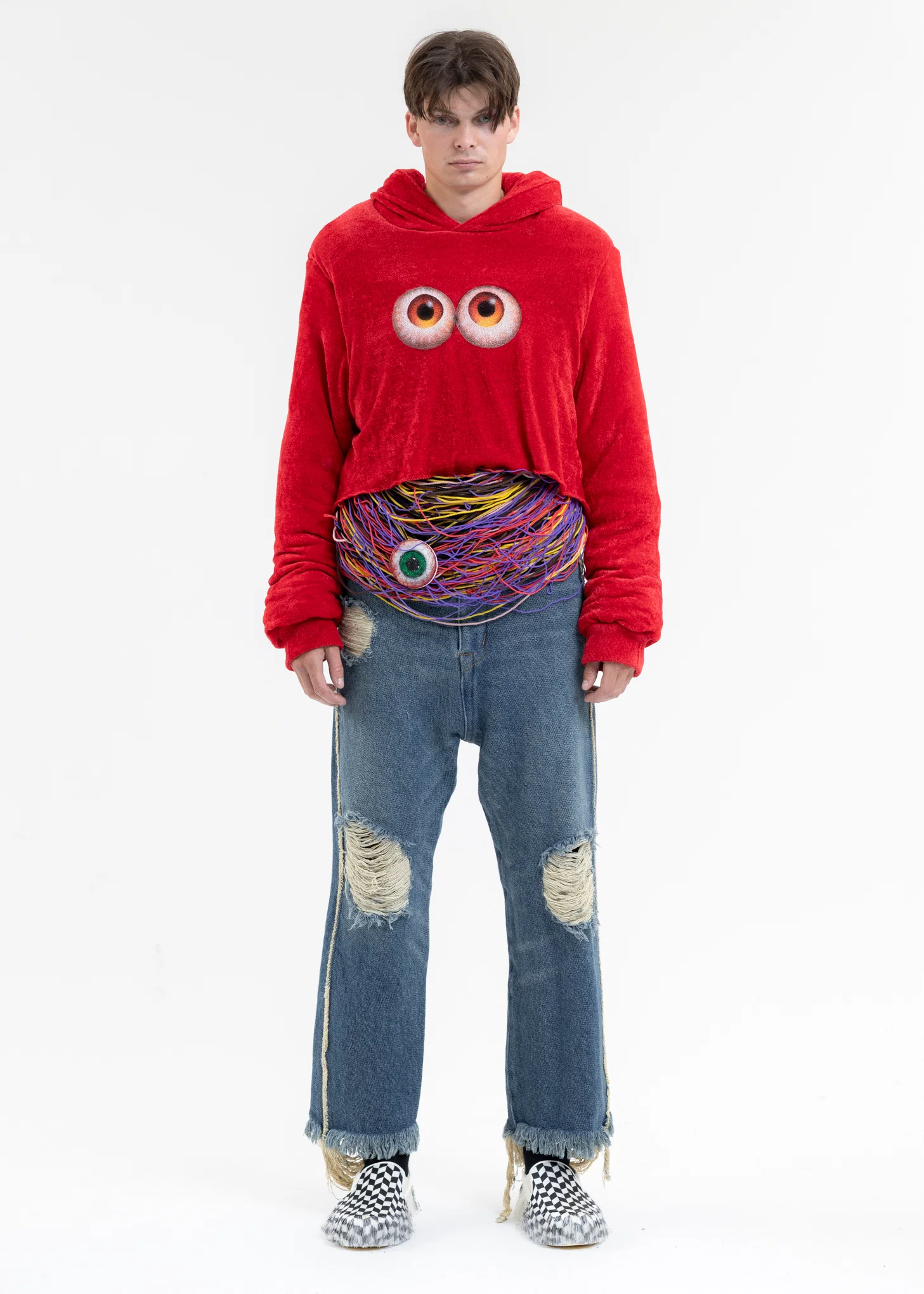 RED BURST HOODIE - Image 6