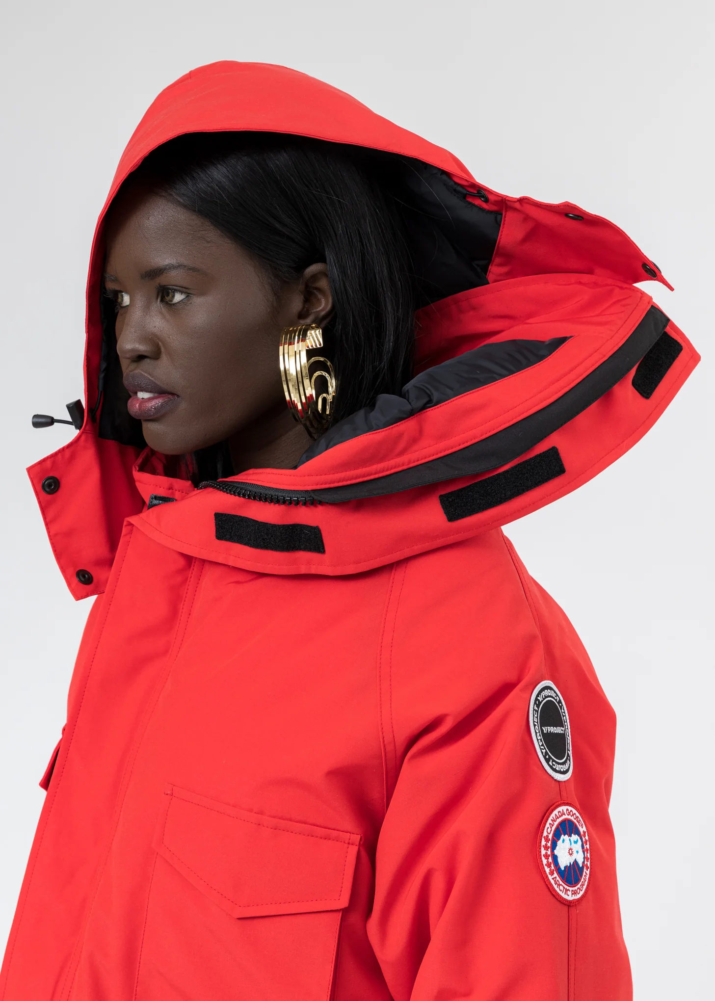 Red Canada Goose Edition Down Constable Parka - Image 2