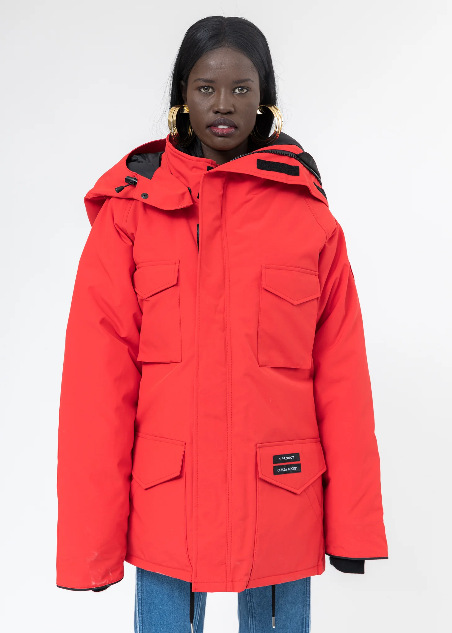 Red Canada Goose Edition Down Constable Parka - Image 3