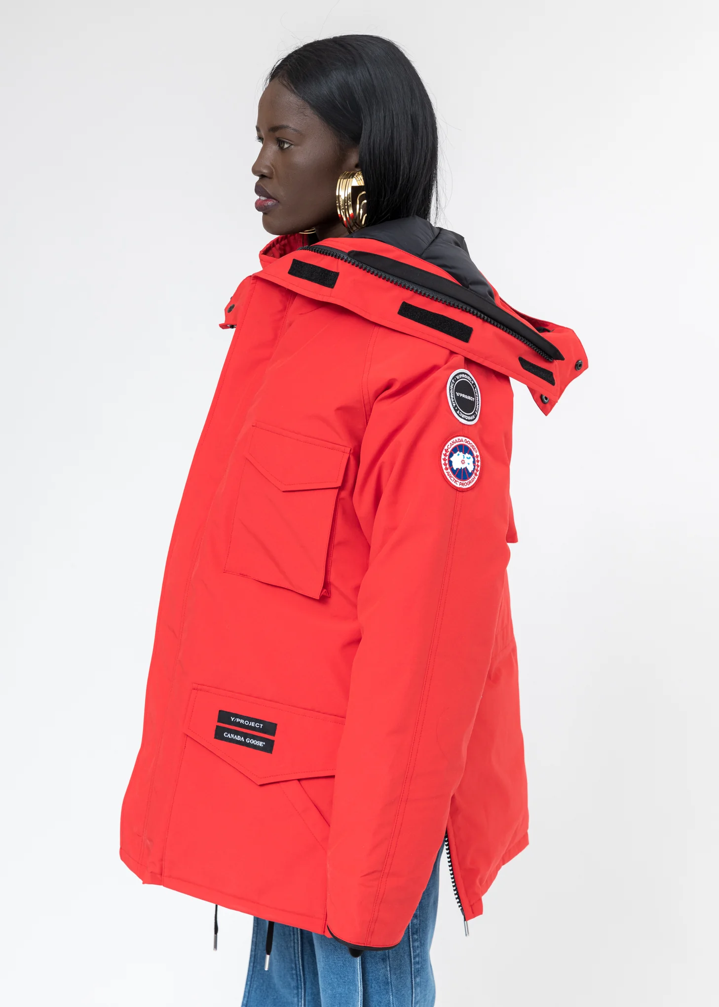 Red Canada Goose Edition Down Constable Parka - Image 4