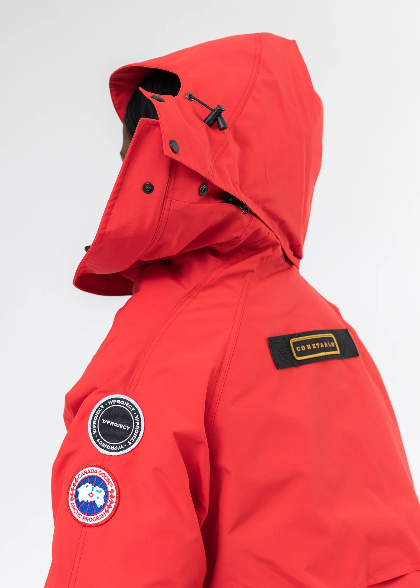 Red Canada Goose Edition Down Constable Parka - Image 6