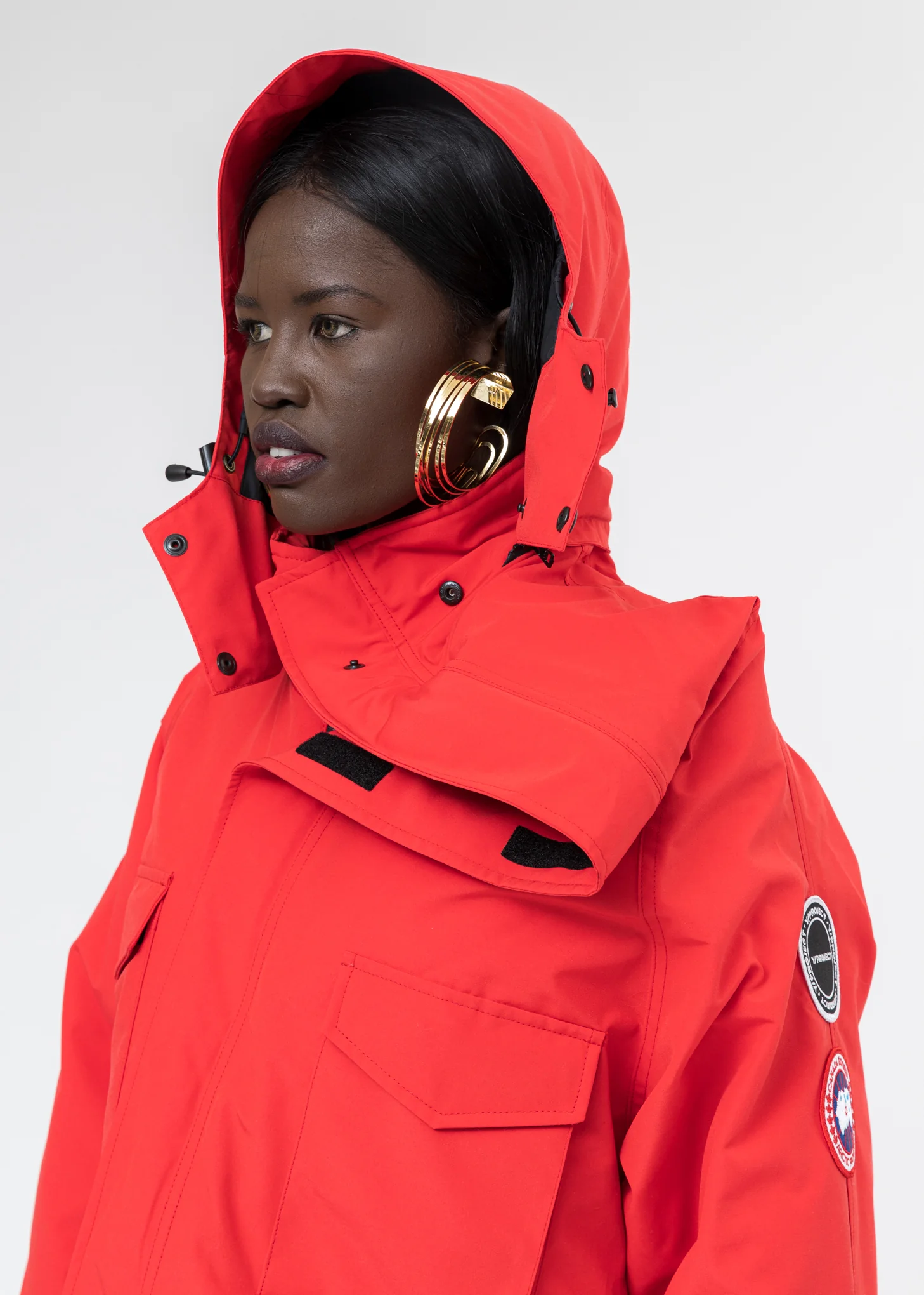 Red Canada Goose Edition Down Constable Parka - Image 9