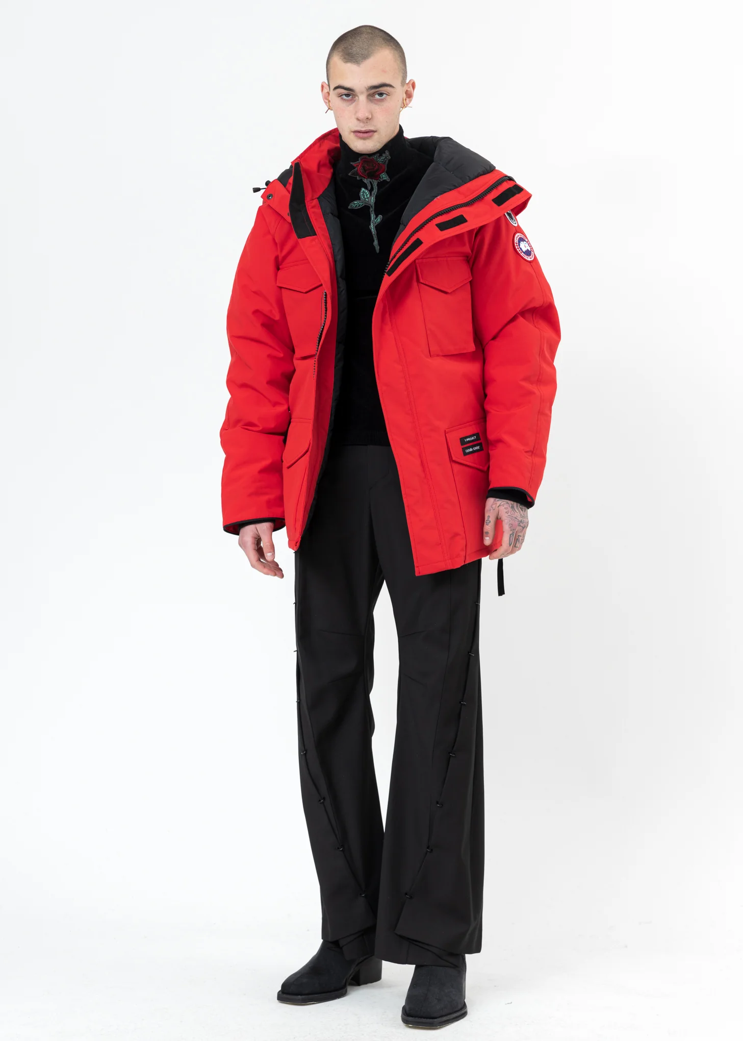 Red Canada Goose Edition Down Constable Parka - Image 12