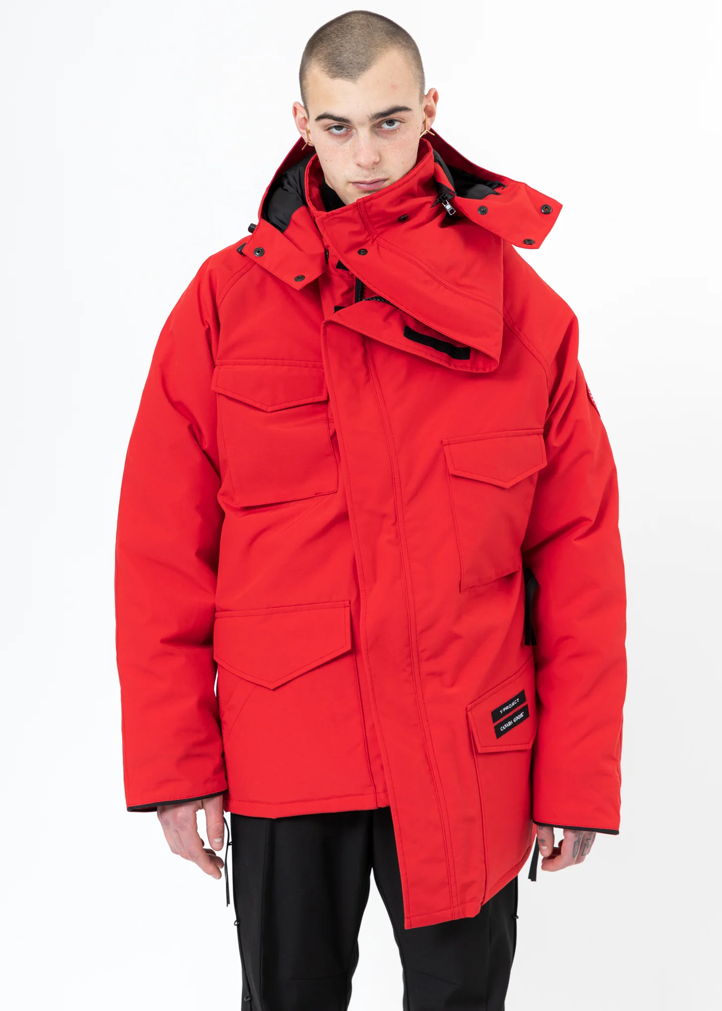 Red Canada Goose Edition Down Constable Parka - Image 2